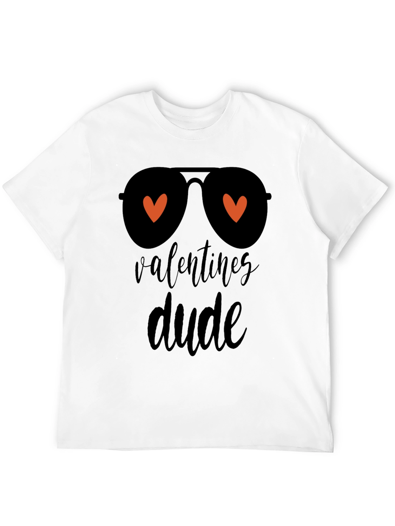 Black Valentine's Dude Graphic Tee - Black Casual Shirt view 12