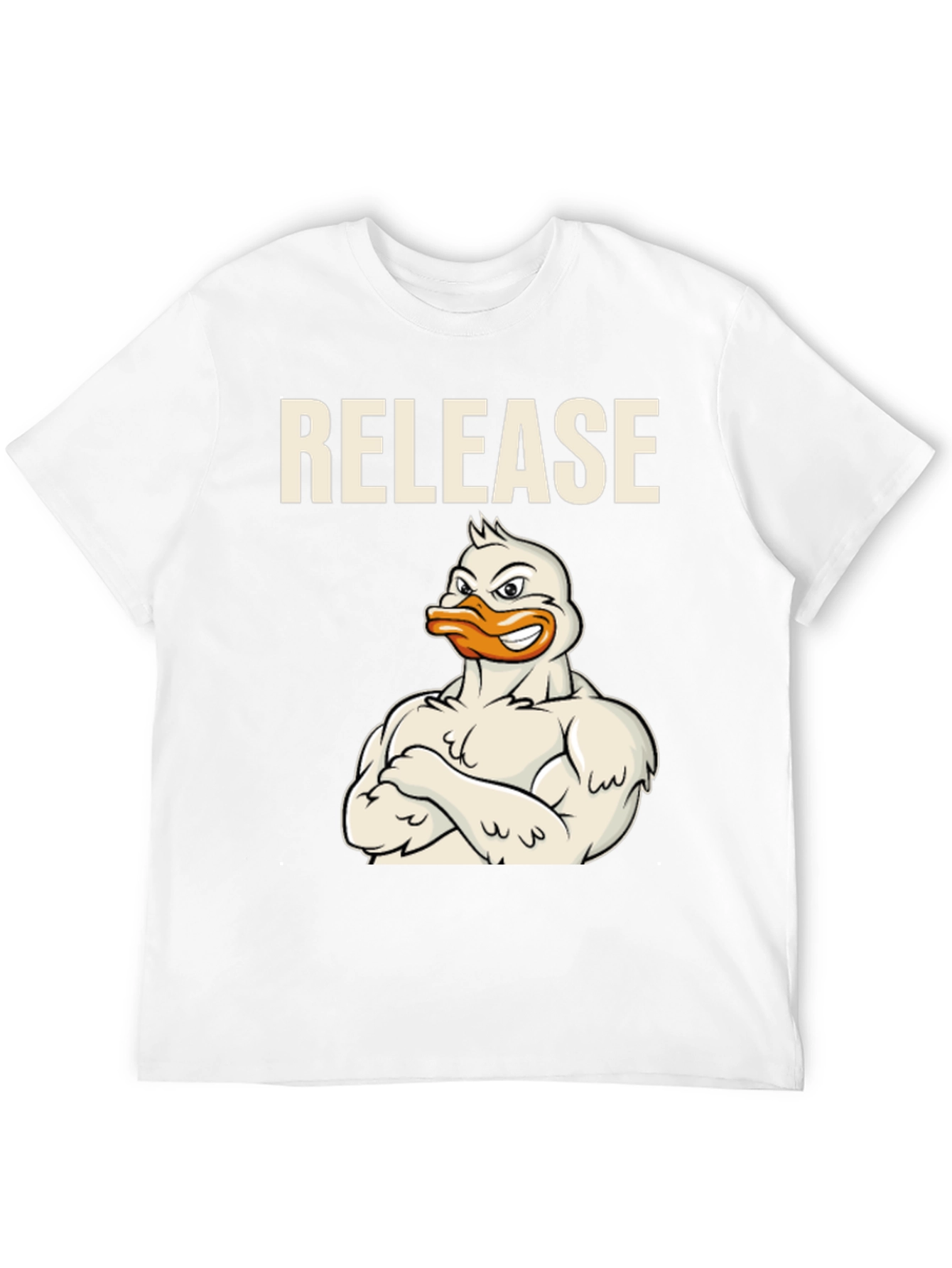 Black Release Duck T-Shirt - Funny Workout Tee view 12