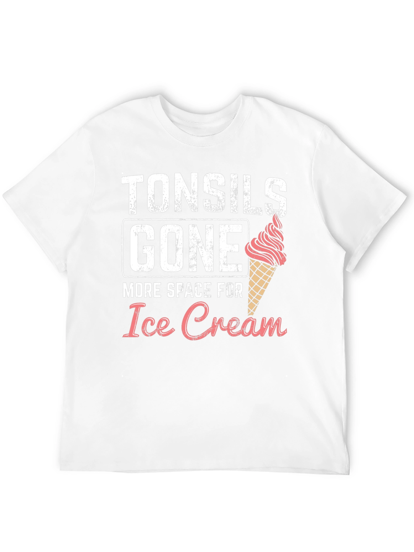 Black Tonsils Gone - Ice Cream T-Shirt view 12