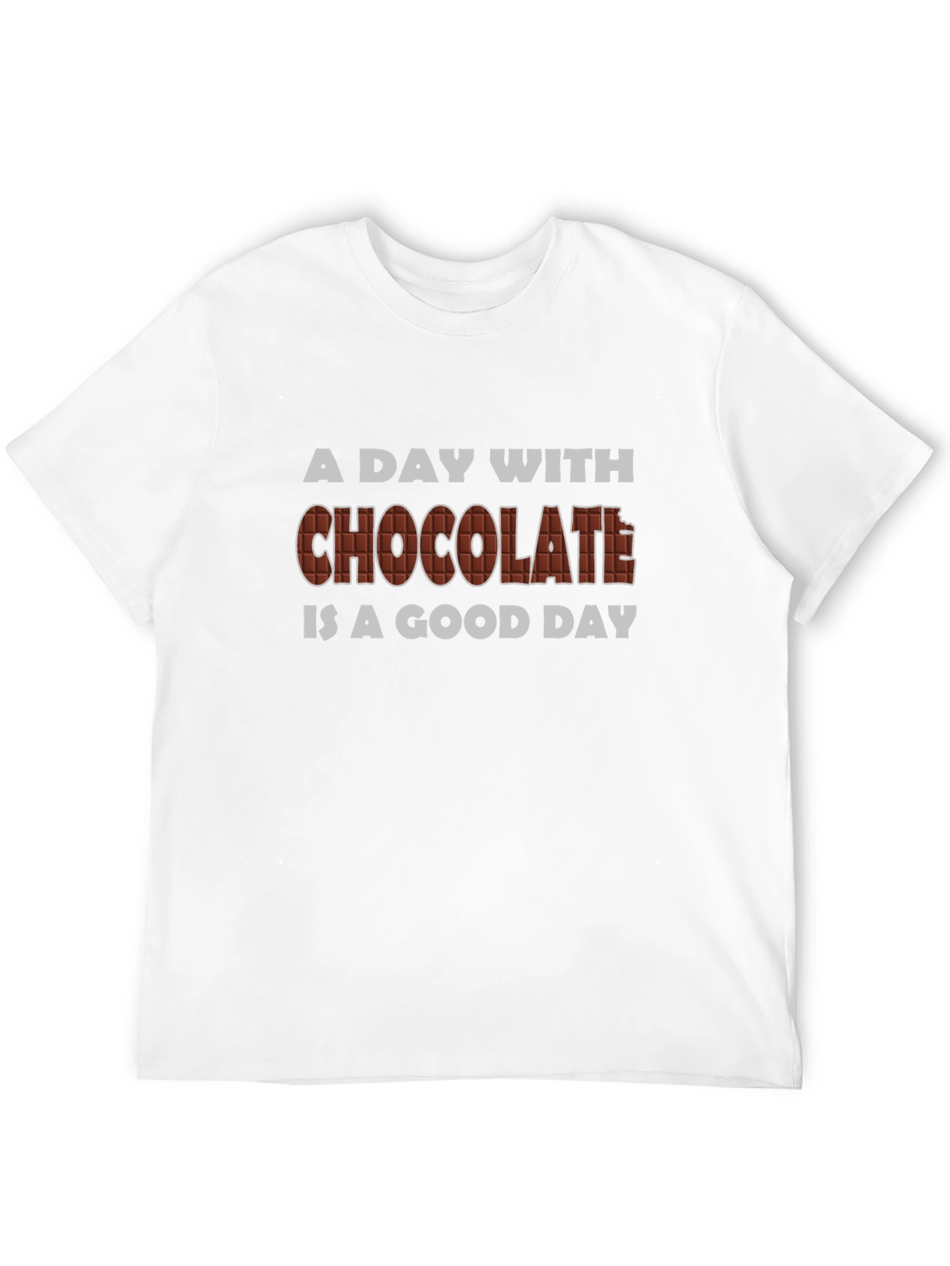 Black Chocolate Lover T-Shirt: "A Day With Chocolate" view 12