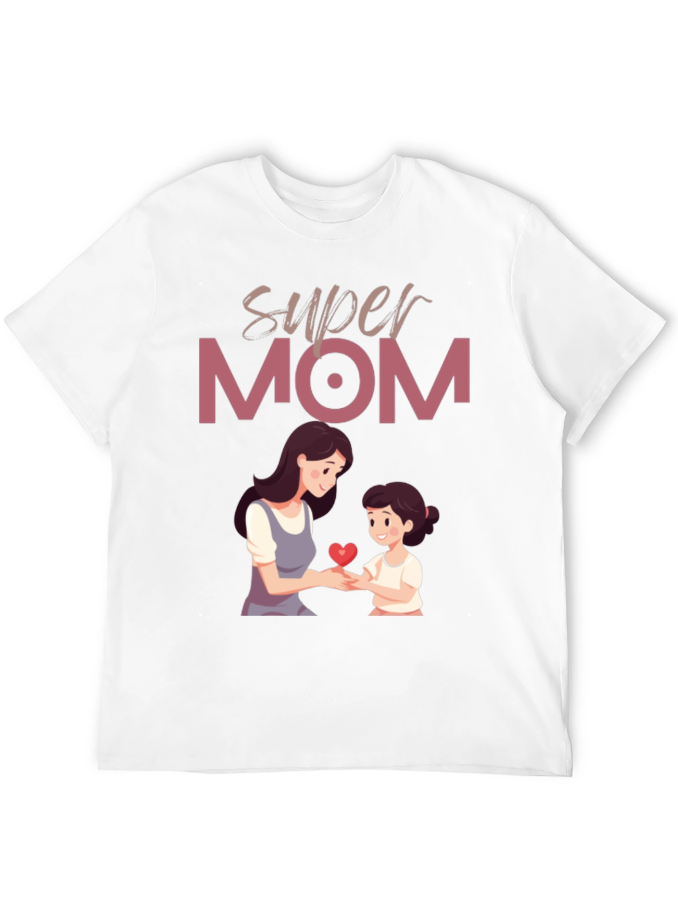 Black Super Mom Graphic Tee - Heartwarming Design view 12