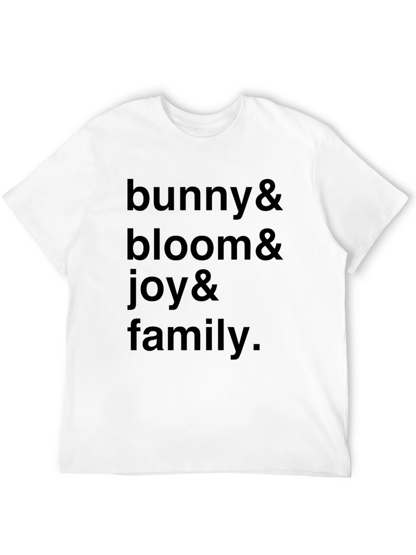 Bunny Bloom Joy Family Graphic Tee - Unisex Casual Shirt - 12