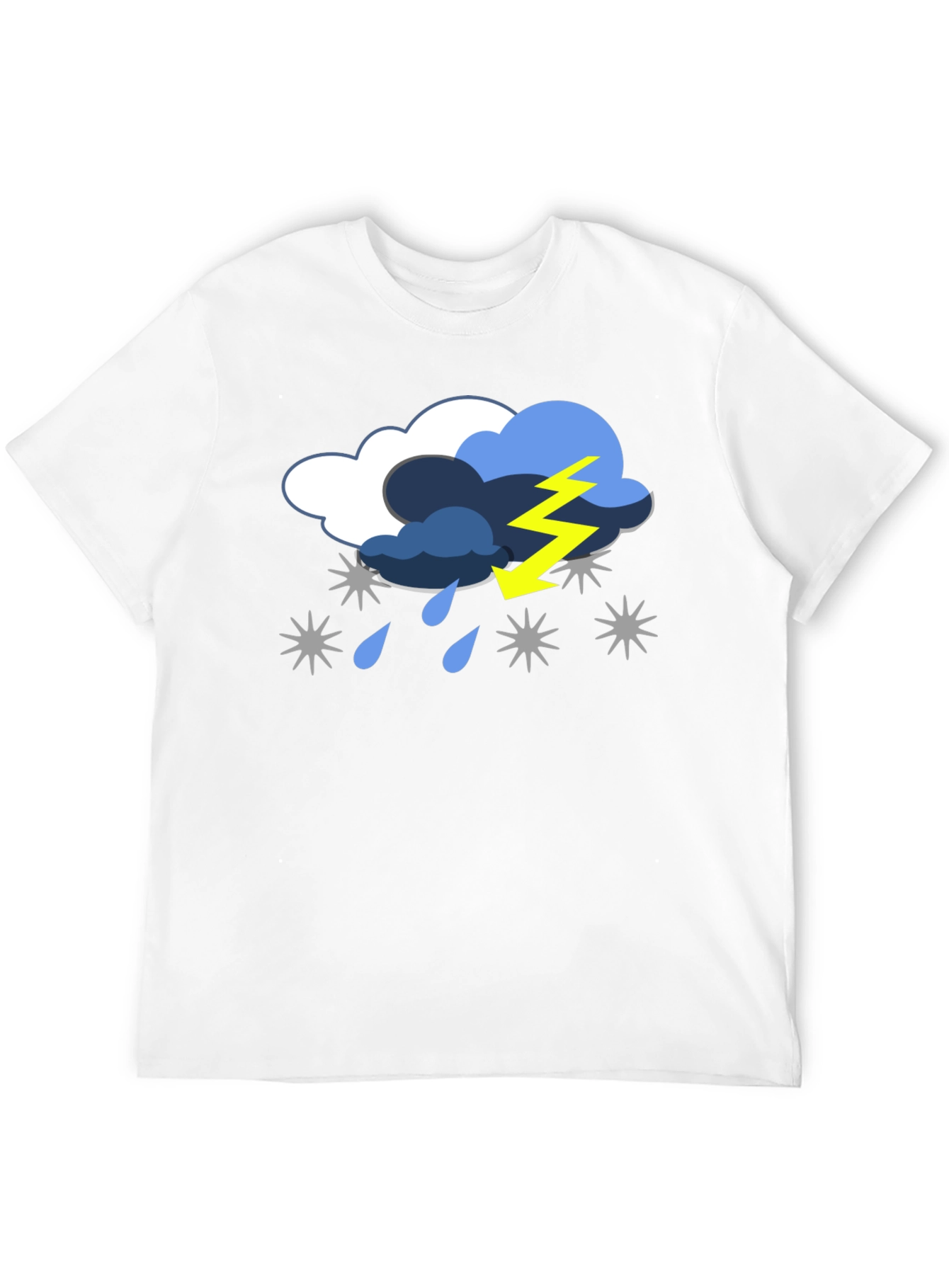 Black Stormy Weather Graphic Tee - Black T-Shirt view 12
