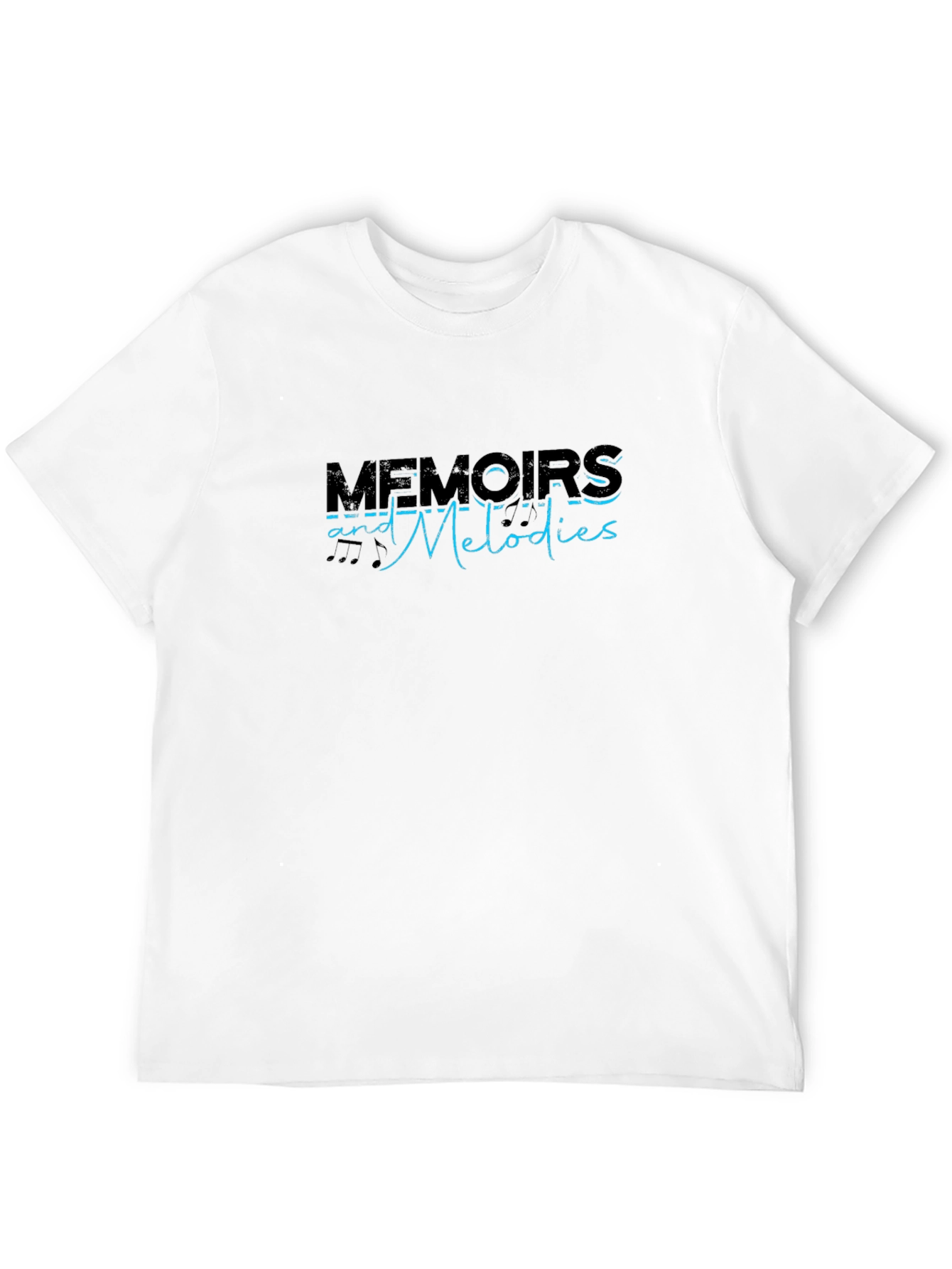 Black Memoirs & Melodies Black T-Shirt view 12