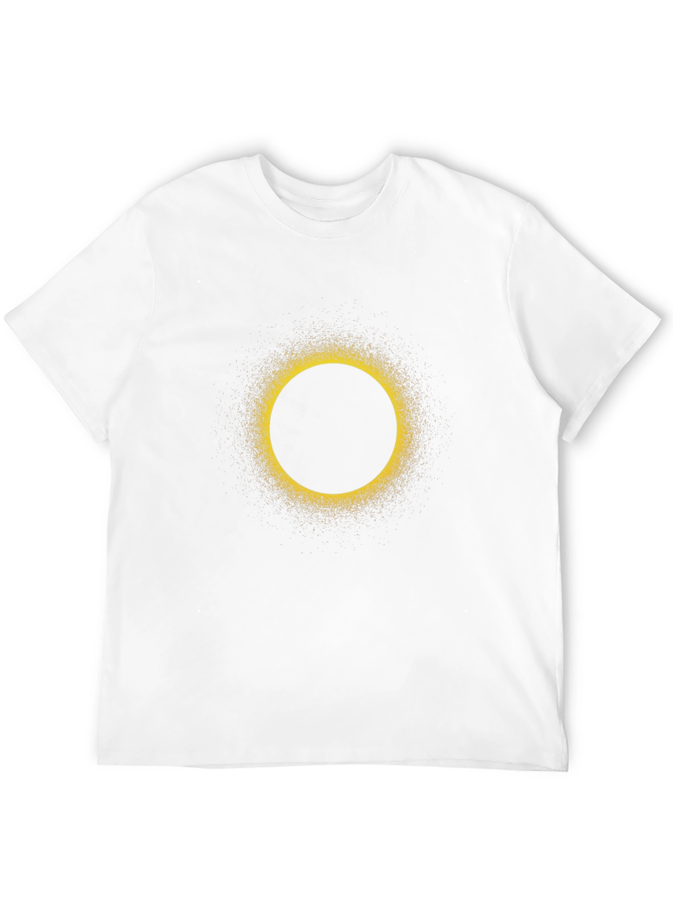 Black Eclipse Graphic Tee - Stylish Black Cotton T-Shirt view 12