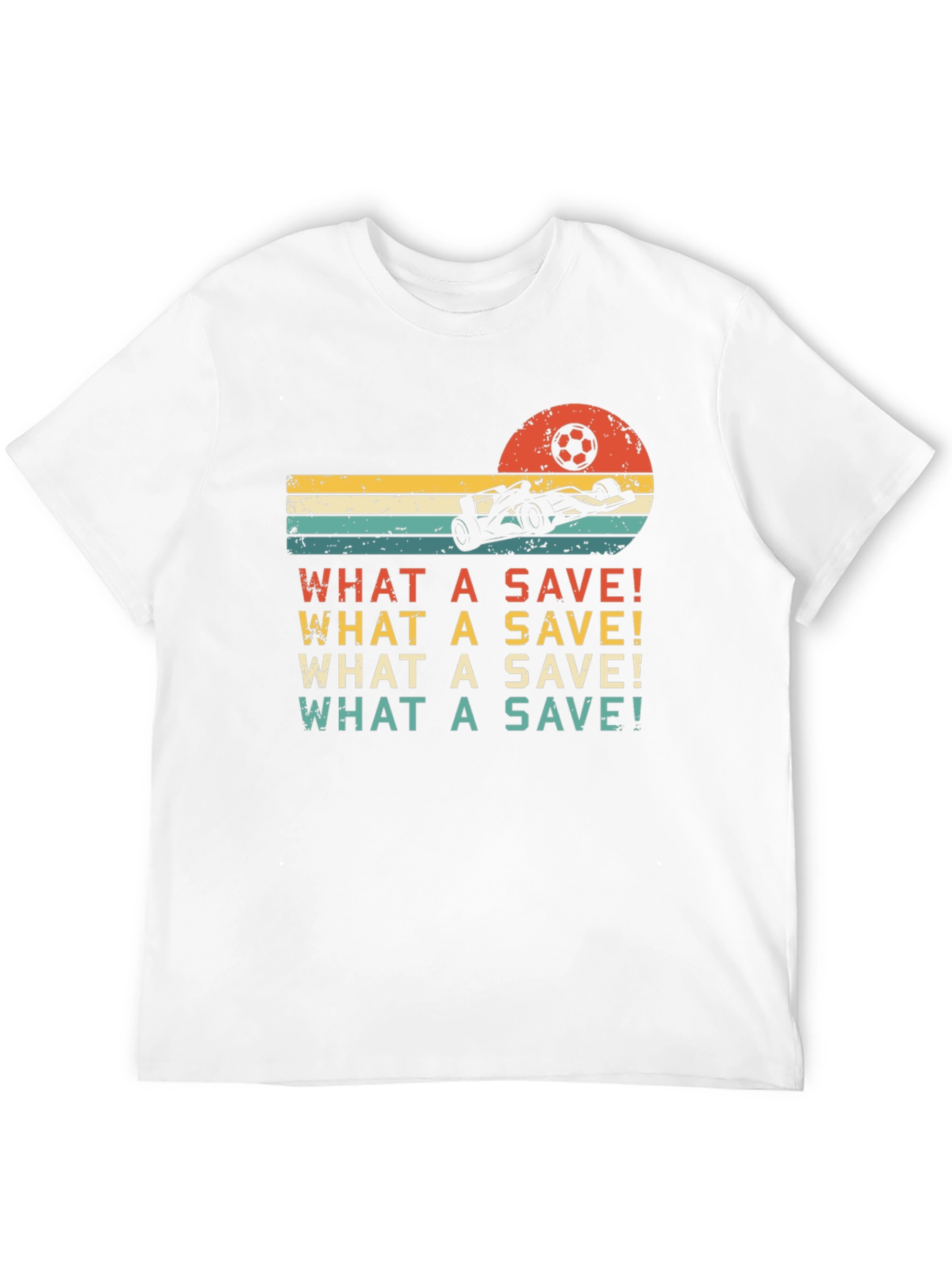 Black Retro What A Save! T-Shirt view 12