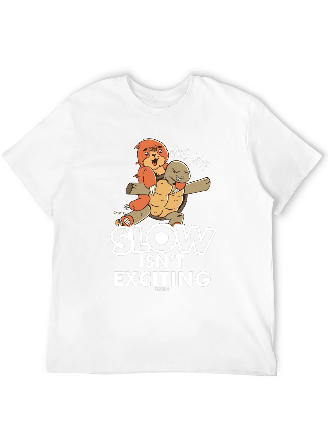 Black Slow Isn't Exciting T-Shirt view 12