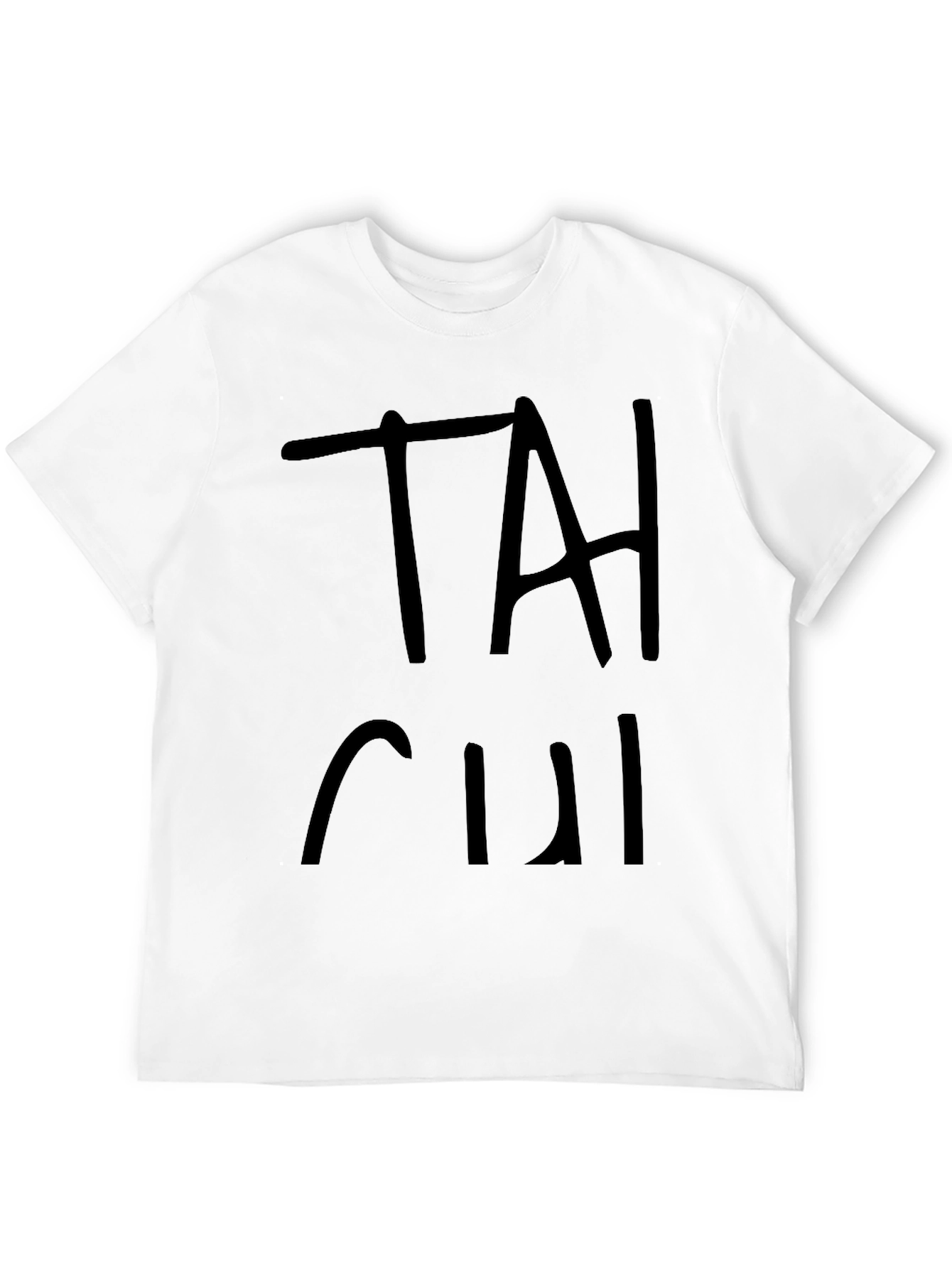 Black Black "TAI CHI" Graphic Print T-Shirt view 12
