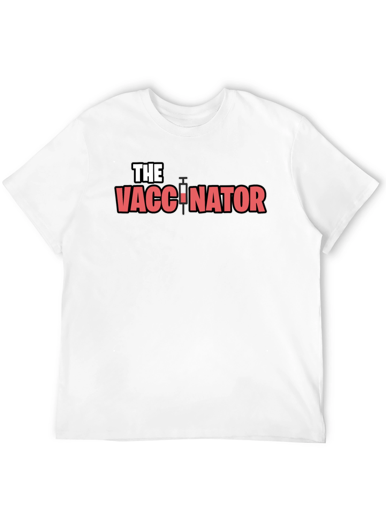 Black The Vaccinator T-Shirt - Novelty Graphic Tee view 12