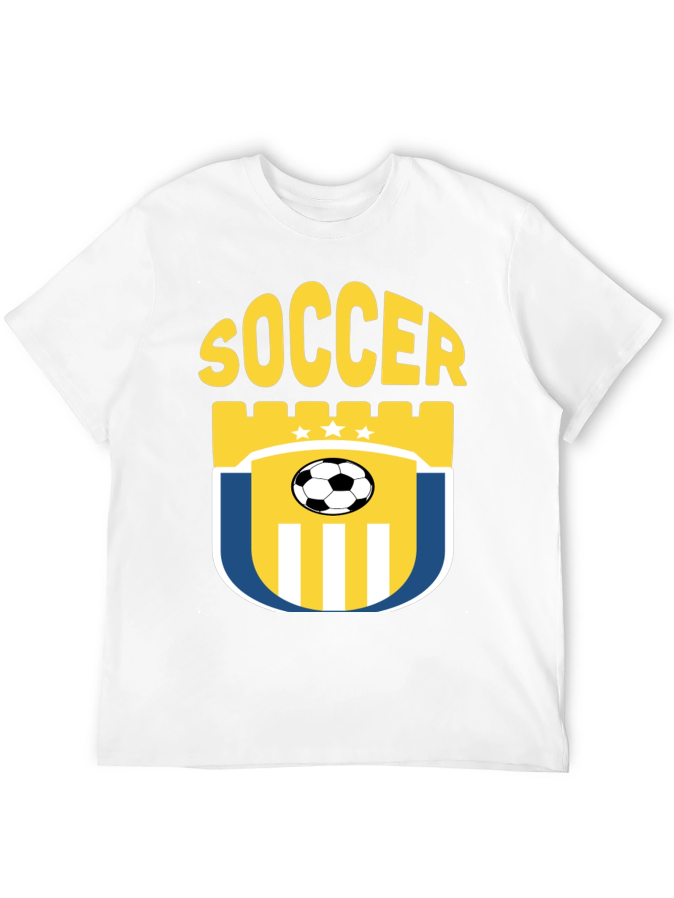 Black Soccer Graphic T-Shirt - Black view 12