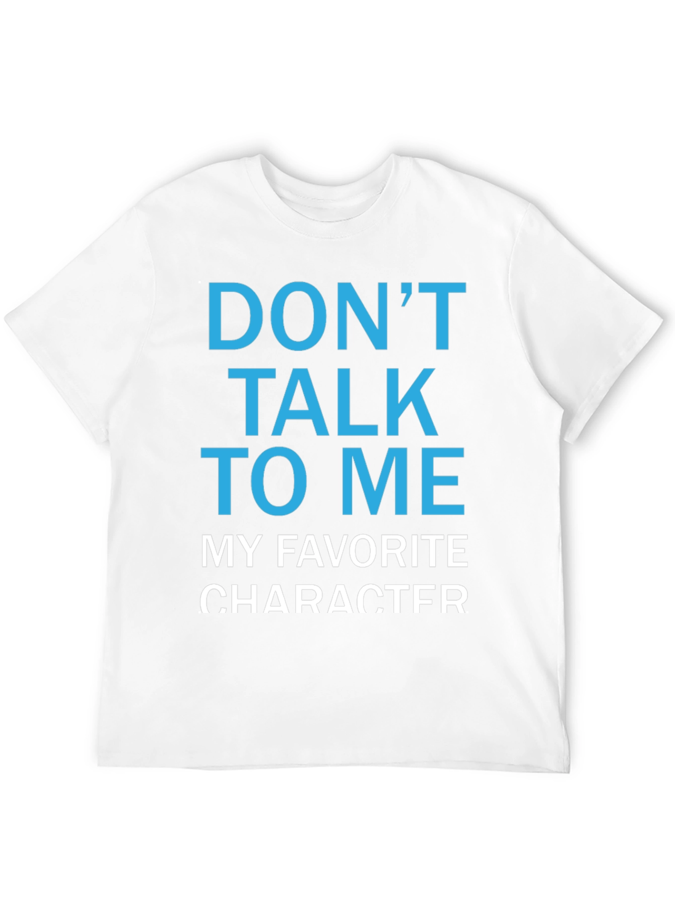 Black Don't Talk To Me T-Shirt - Funny Character Tee view 12
