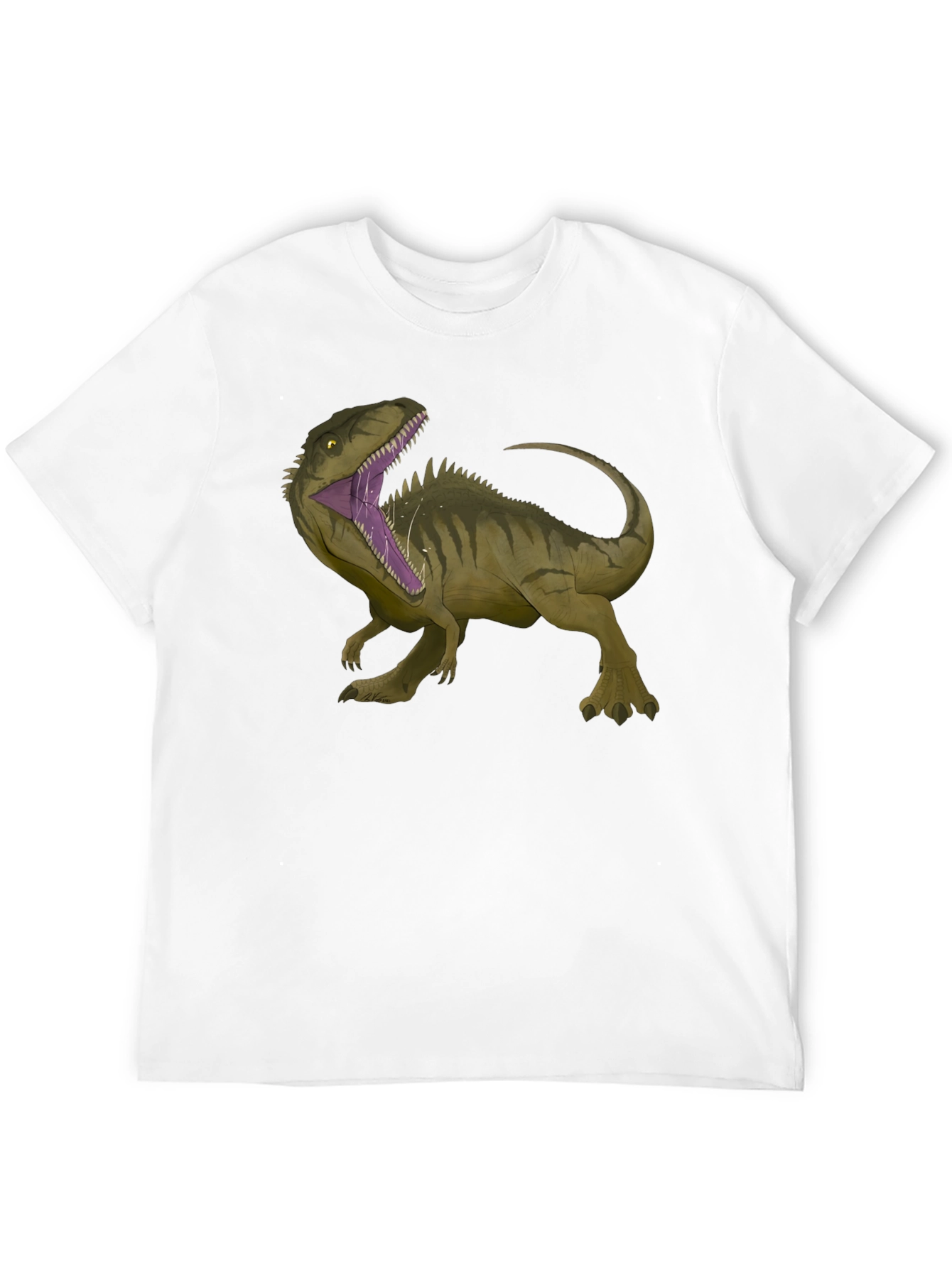 Black Dinosaur Graphic T-Shirt - Black view 12