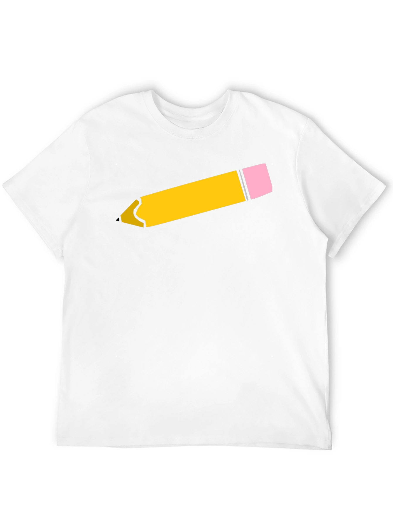 Black Pencil Graphic Black T-Shirt - Fun & Stylish! view 12