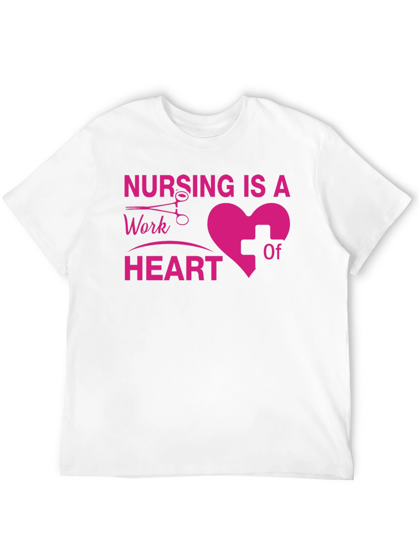 Black Nursing Is A Work Of Heart T-Shirt view 12