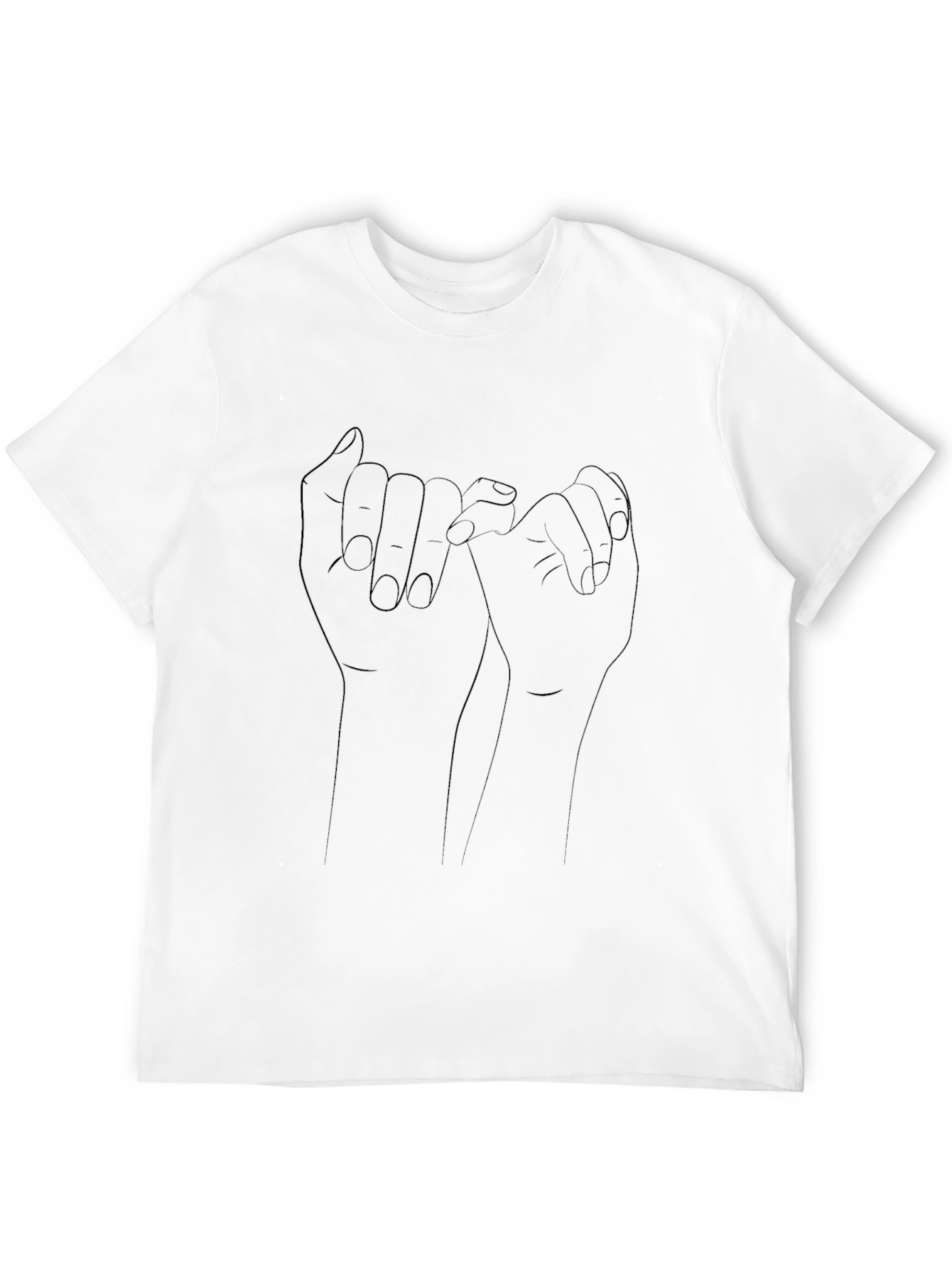 Black Promise Graphic Tee - Black Cotton Blend view 12