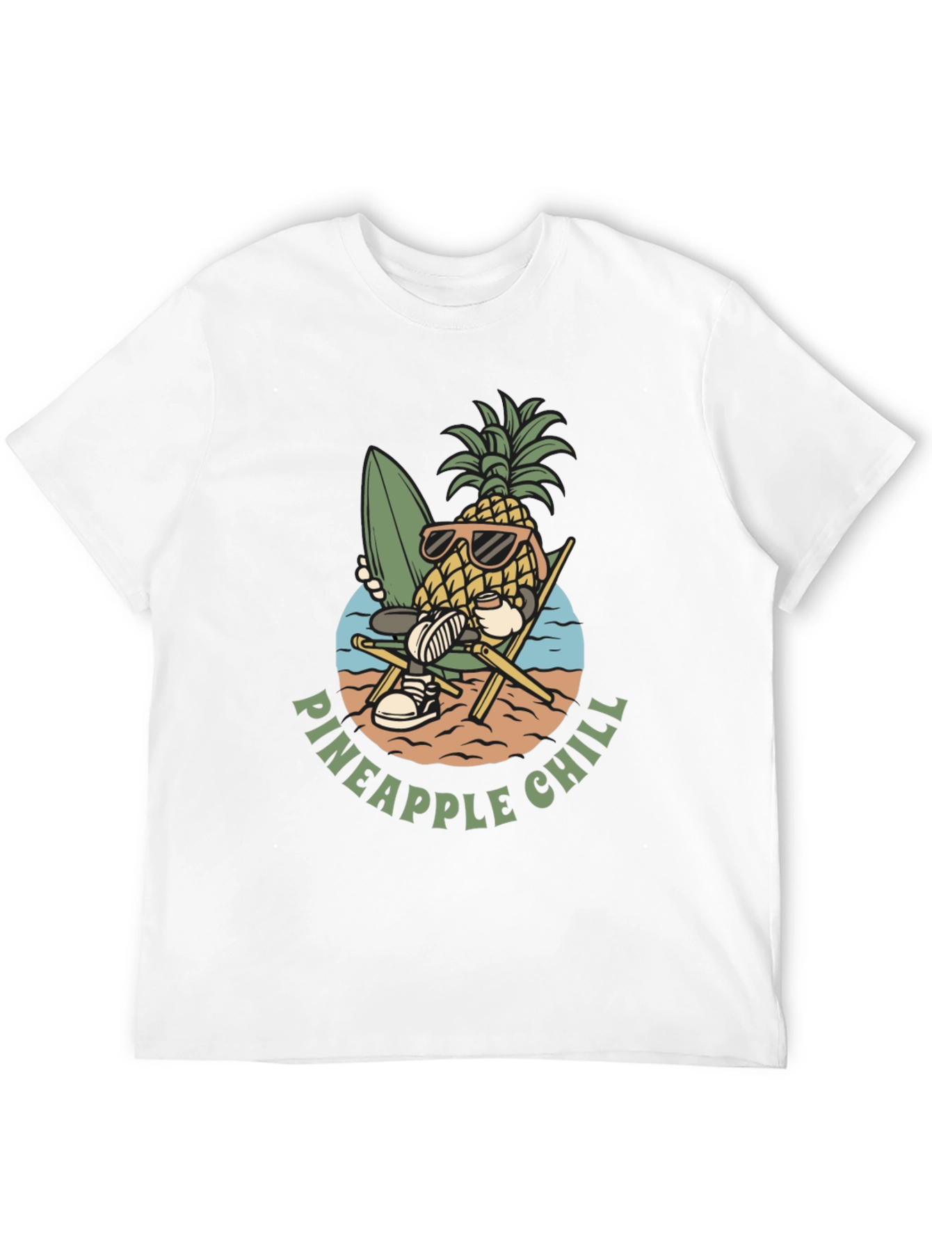 Black Pineapple Chill T-Shirt view 12