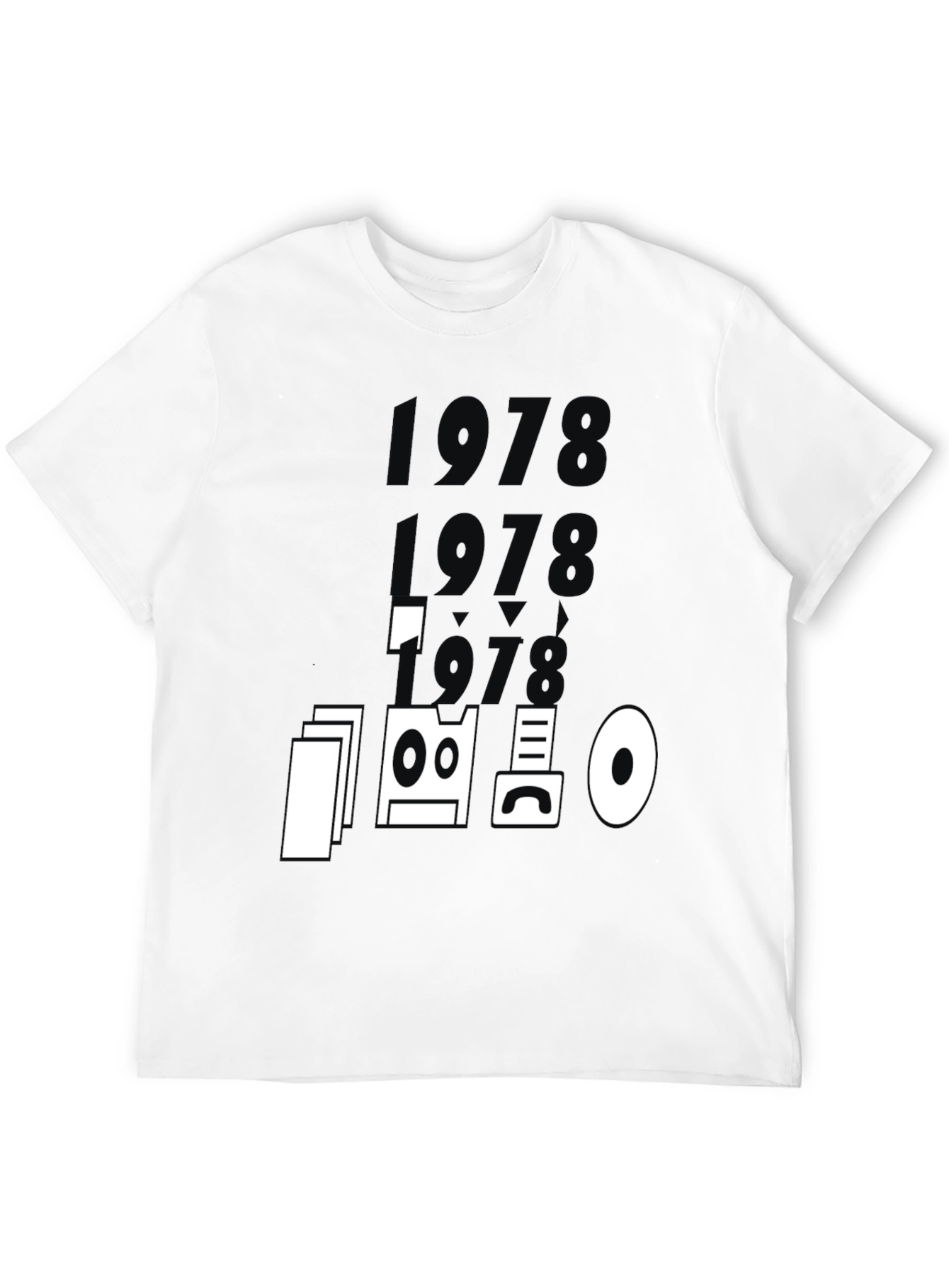 Black Retro 1978 Graphic T-Shirt - Unique Design view 12