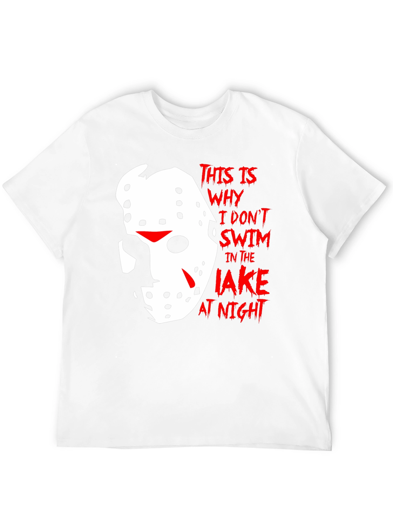 Friday the 13th T-Shirt - Lake Swim Warning - 12