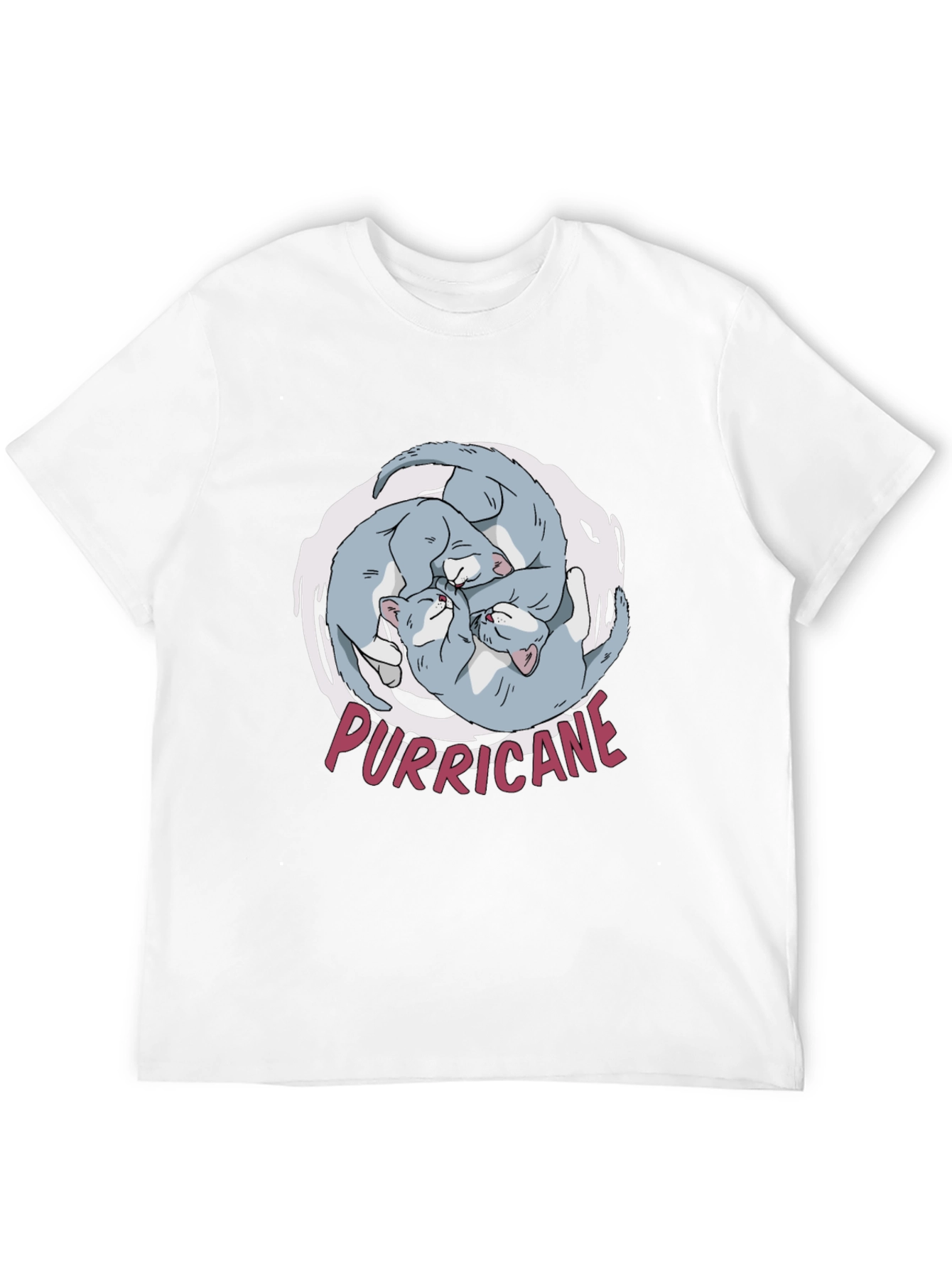Black Purricane Cat T-Shirt - Hilarious Kitten Design view 12
