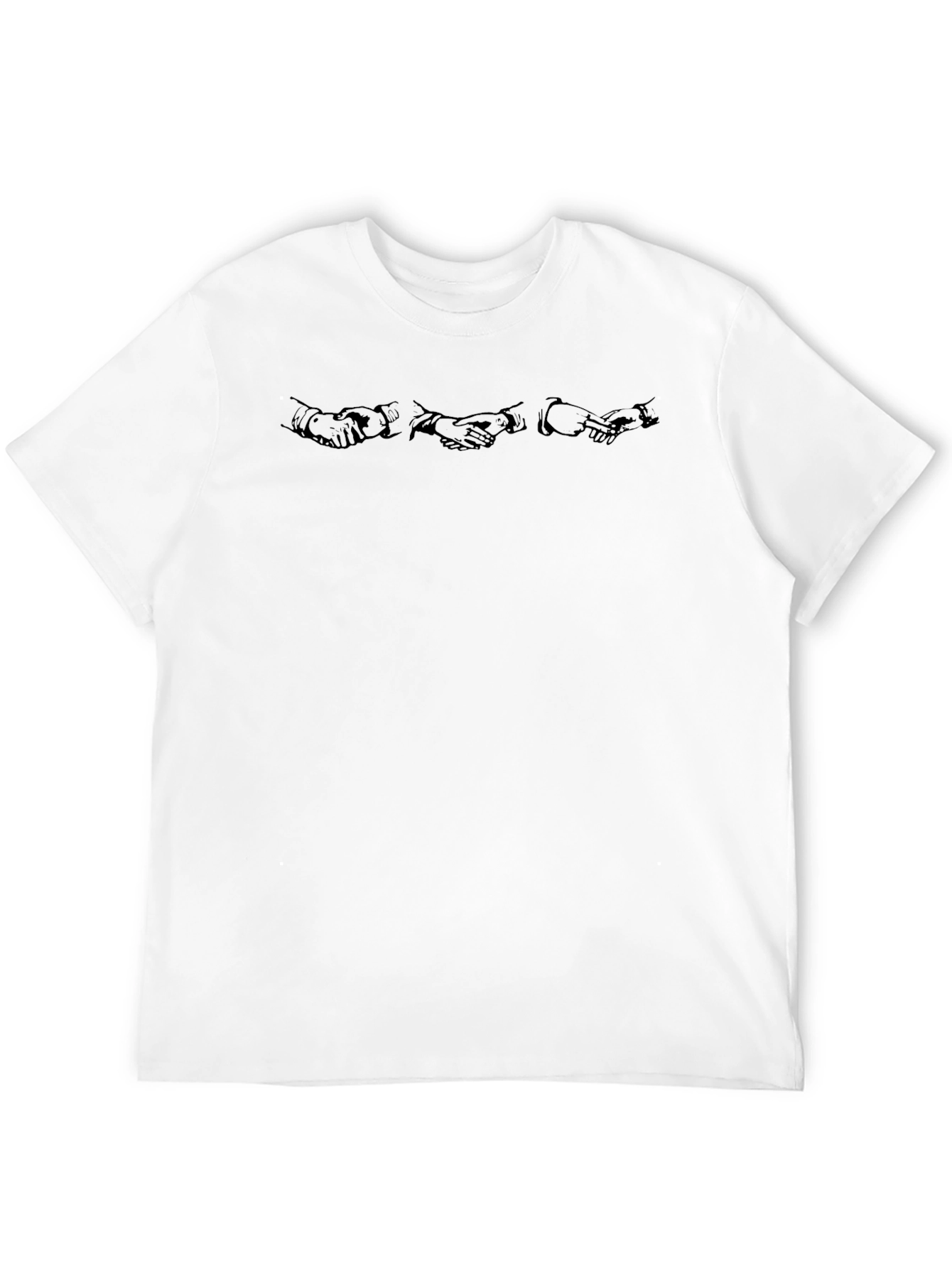 Black Handshake Evolution Black T-Shirt - Mens view 12