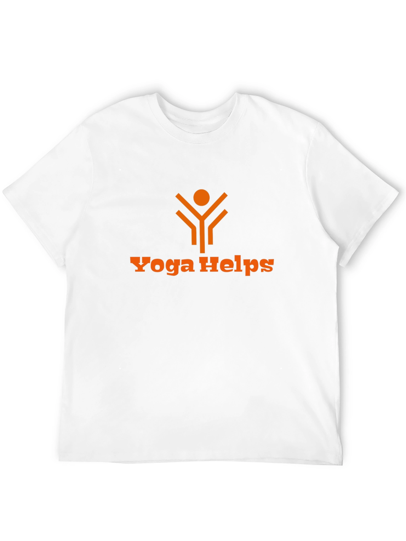 Black Yoga Helps Graphic Tee - Black Cotton Blend view 12