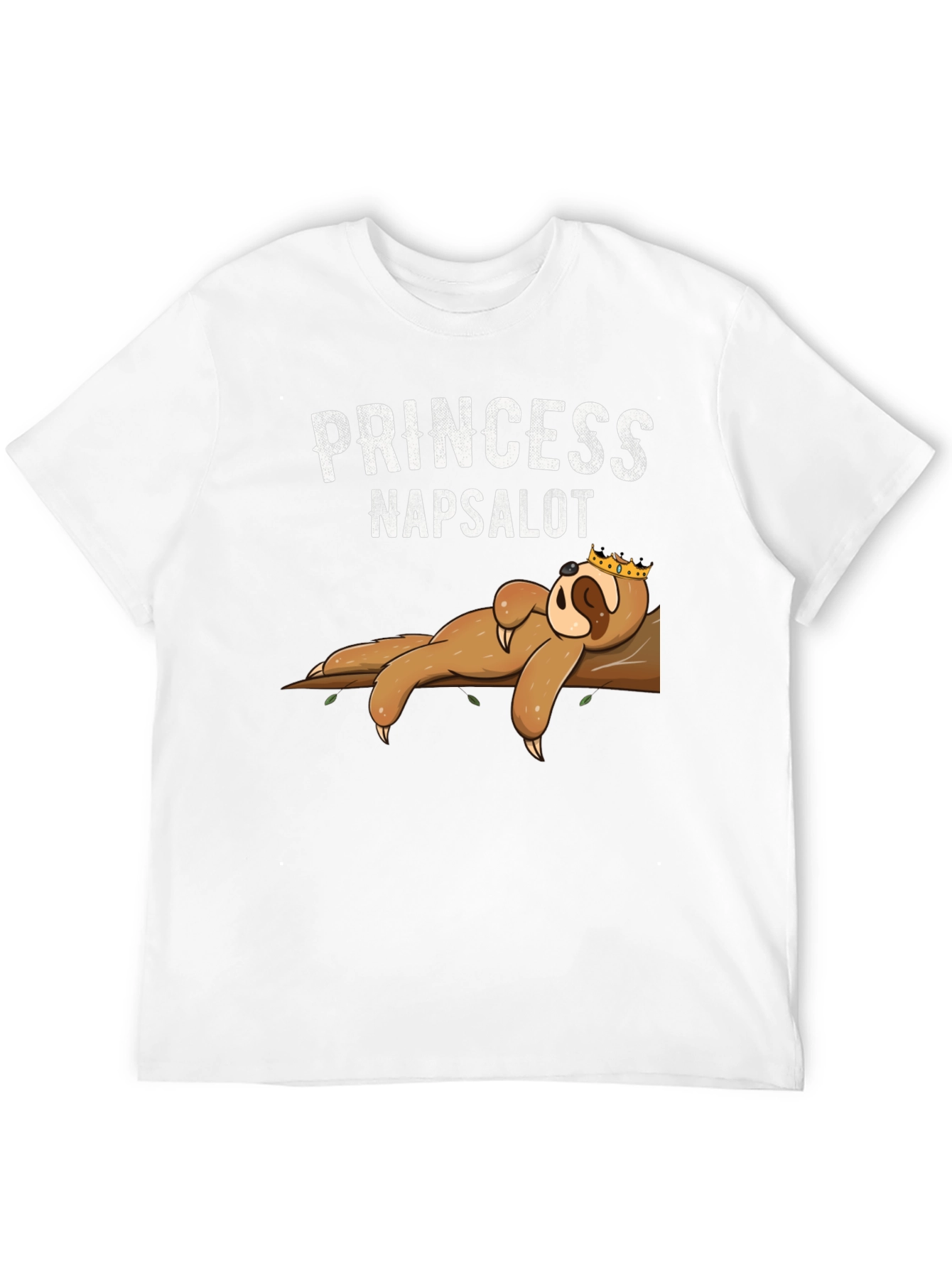 Black Princess Napsalot Sloth Graphic T-Shirt view 12