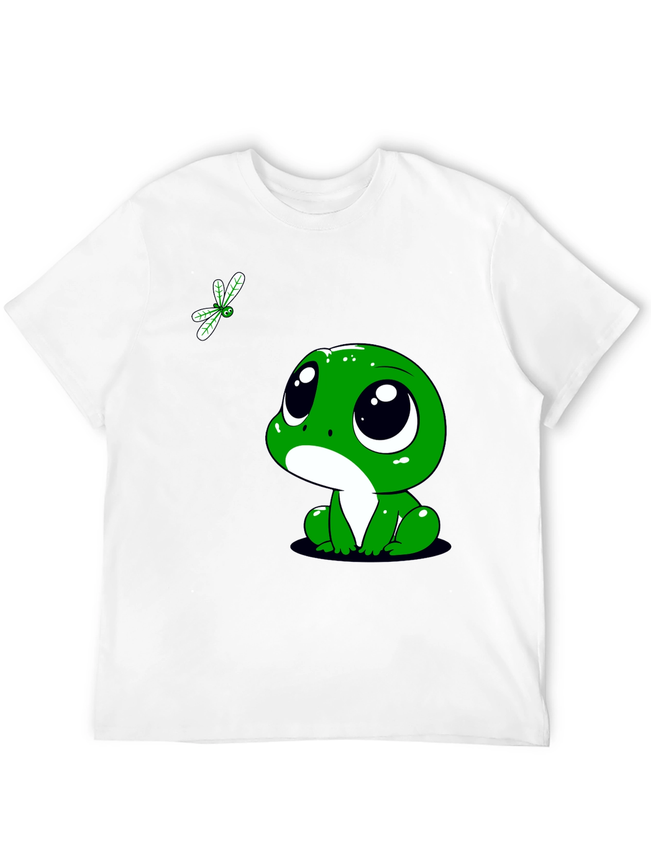 Black Cute Frog Graphic Tee - Whimsical Style view 12