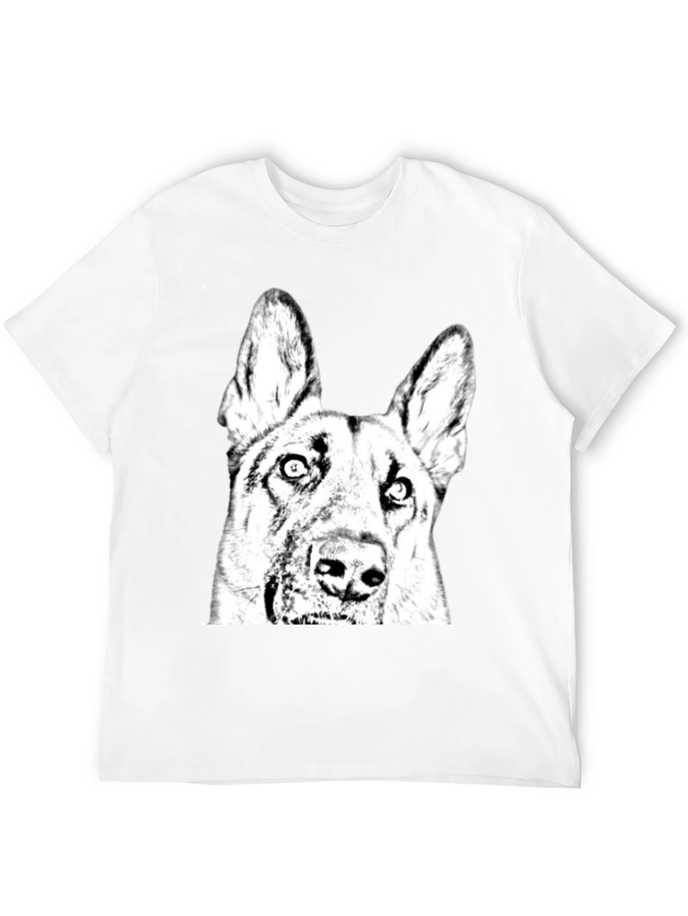 Black Dog Graphic Tee - Black Cotton Blend Comfort view 12