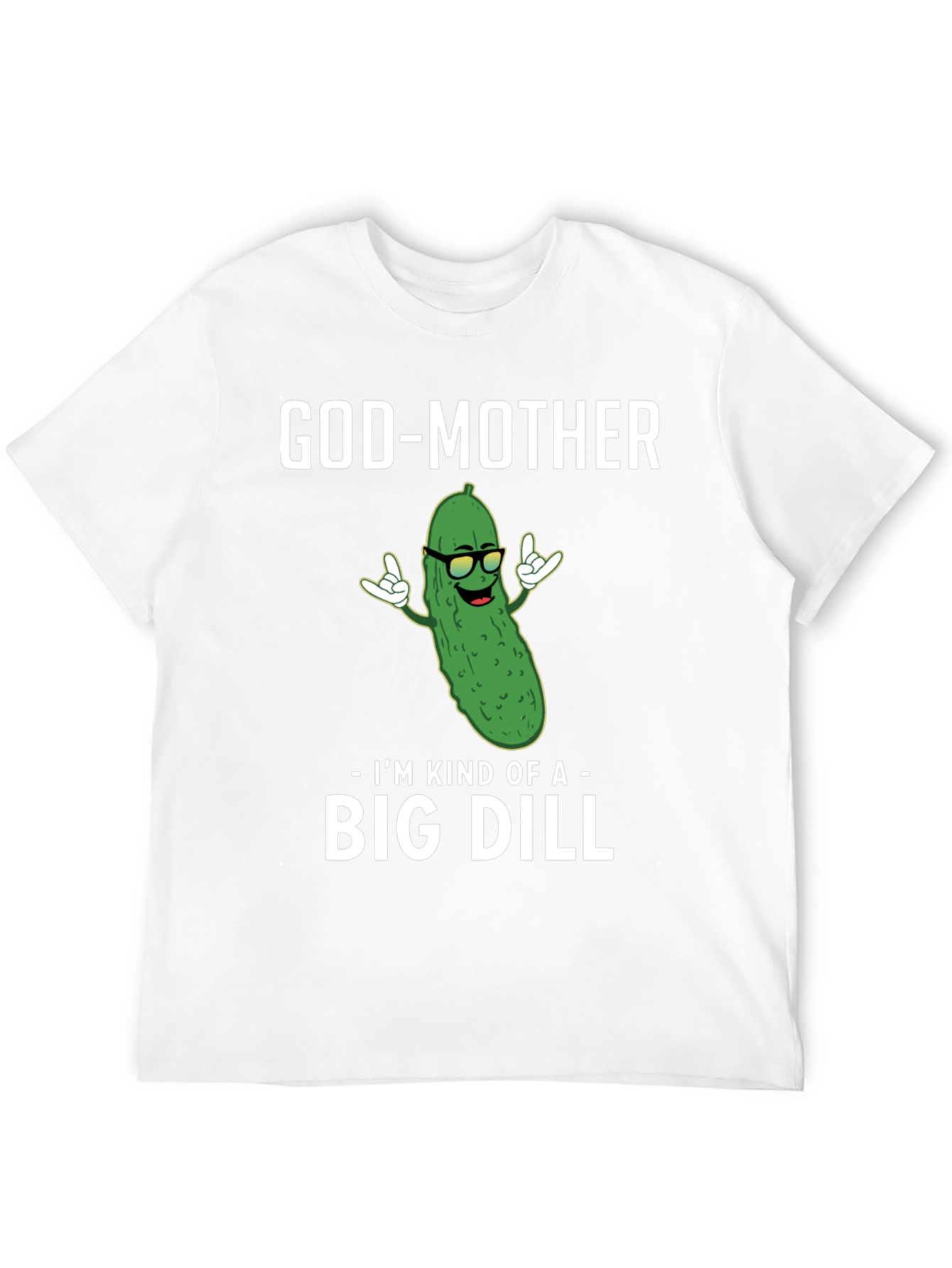Black God-Mother Big Dill Graphic T-Shirt view 12