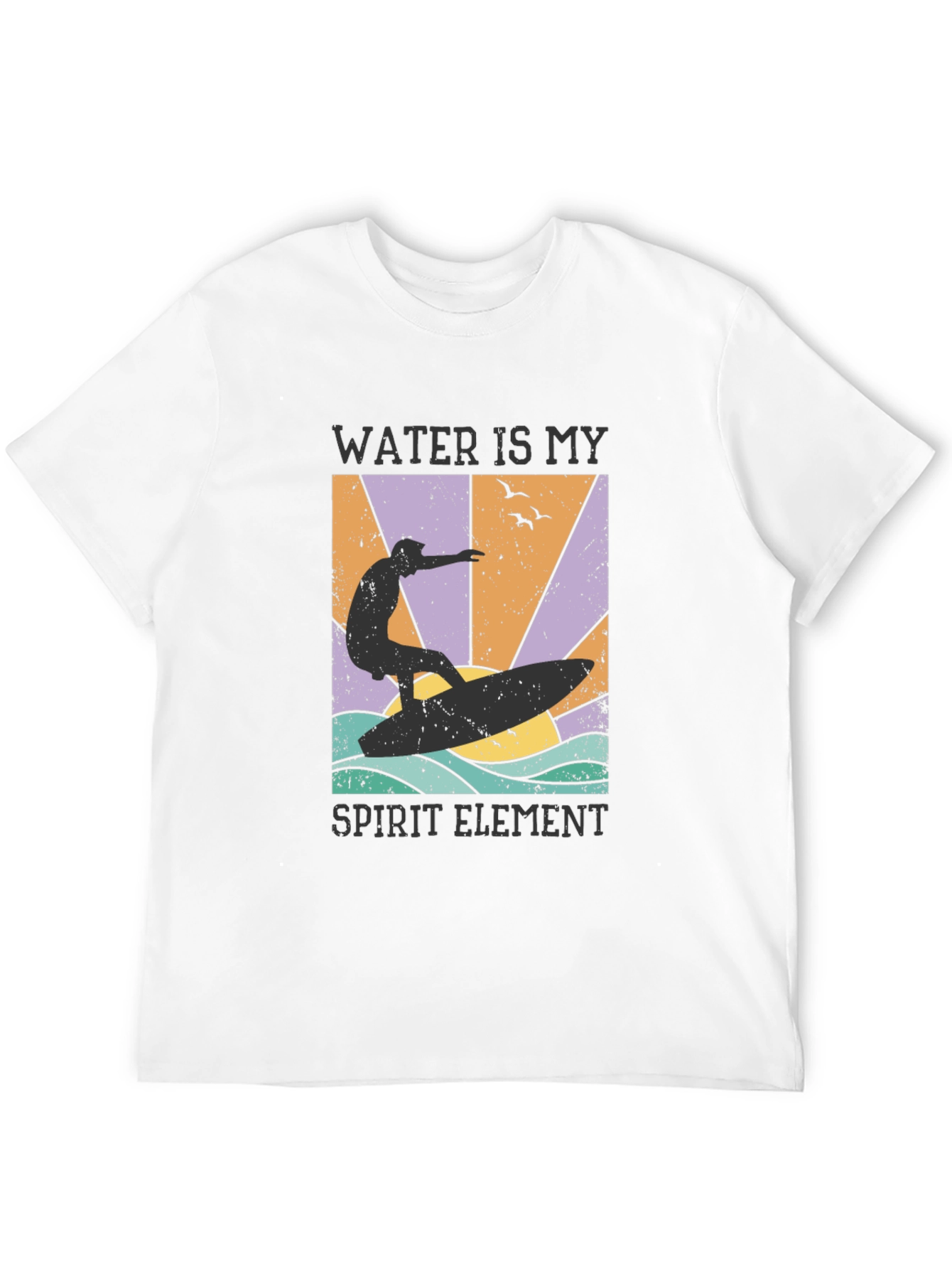 Black Water Is My Spirit Element Black T-Shirt view 12