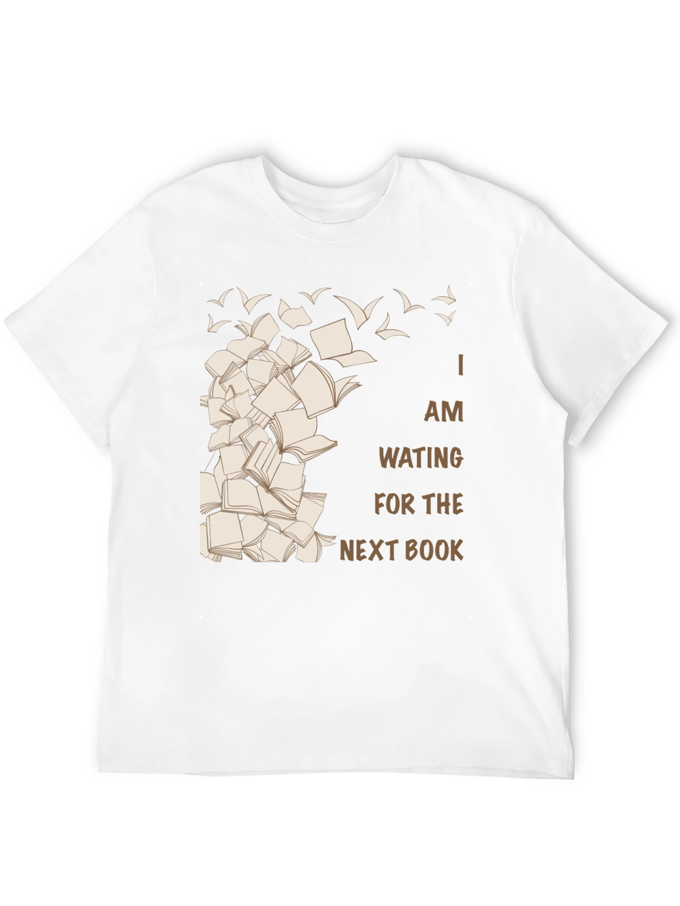 Black Book Lover's Tee: Waiting for the Next Book view 12