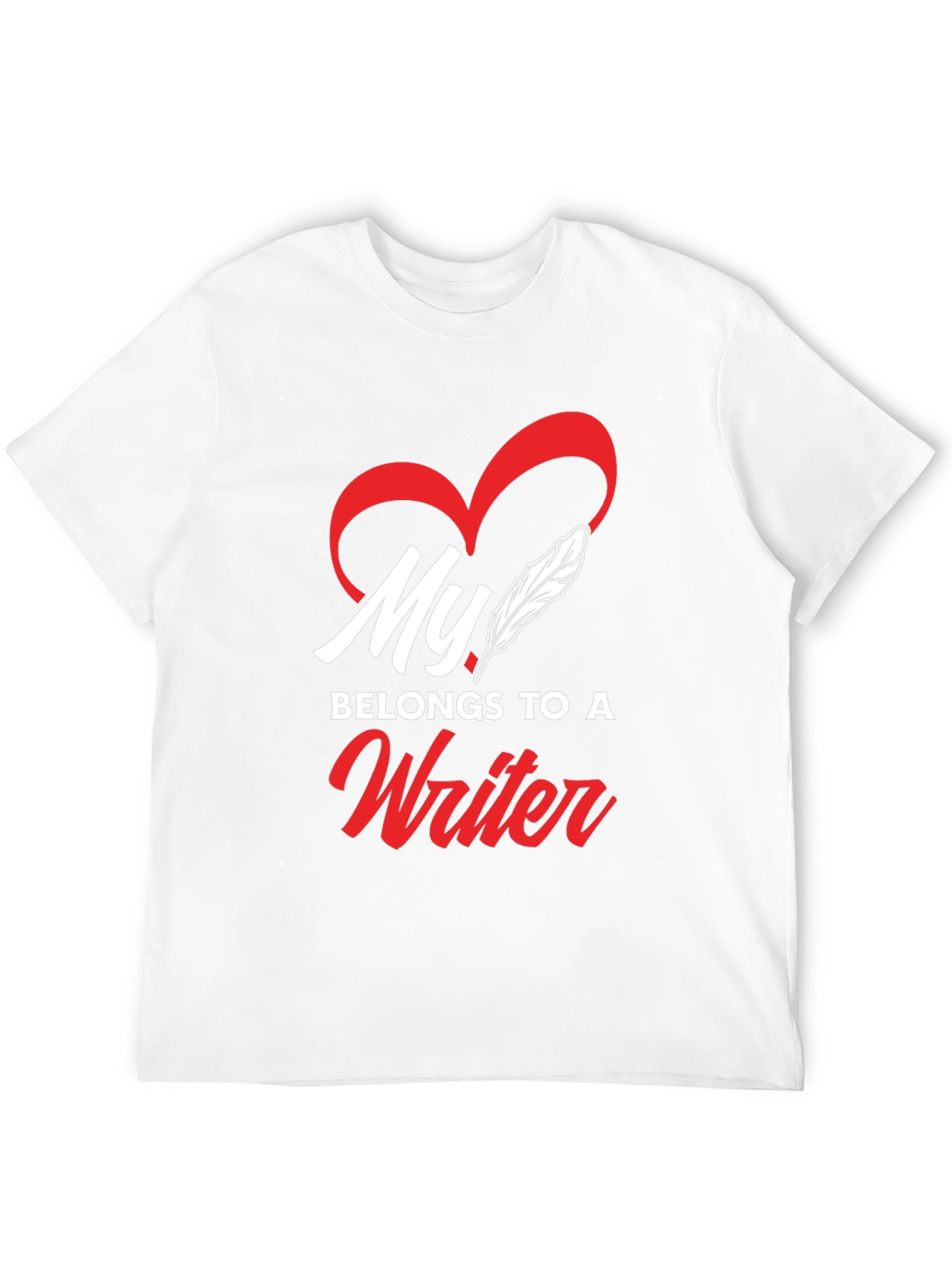 Black My Heart Belongs to a Writer - Graphic Tee view 12
