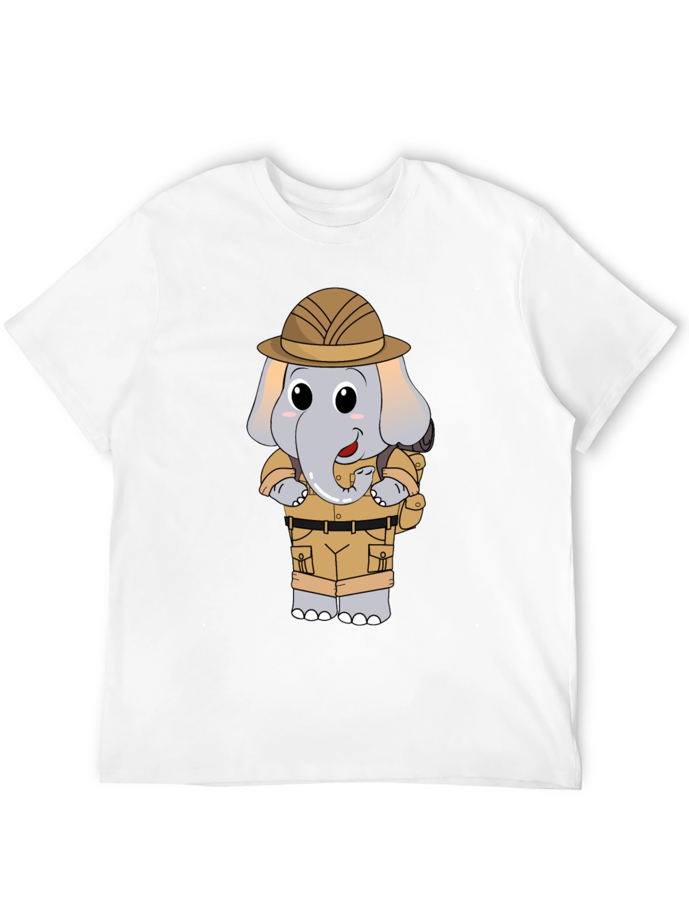 Black Elephant Safari T-Shirt view 12