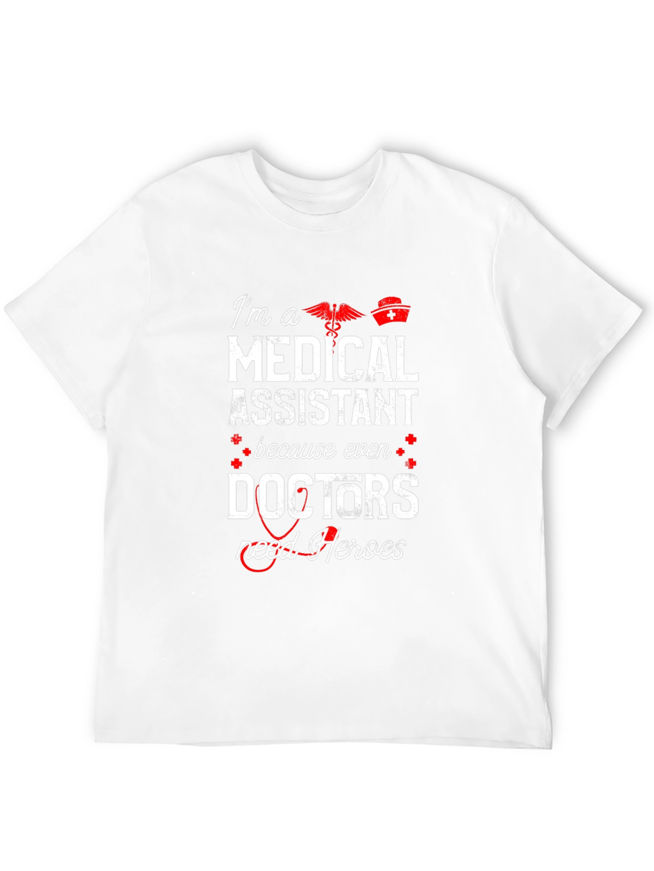 Black Medical Assistant Hero T-Shirt view 12