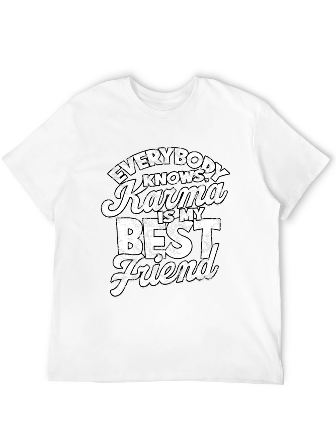 Black Karma is My Best Friend T-Shirt view 12