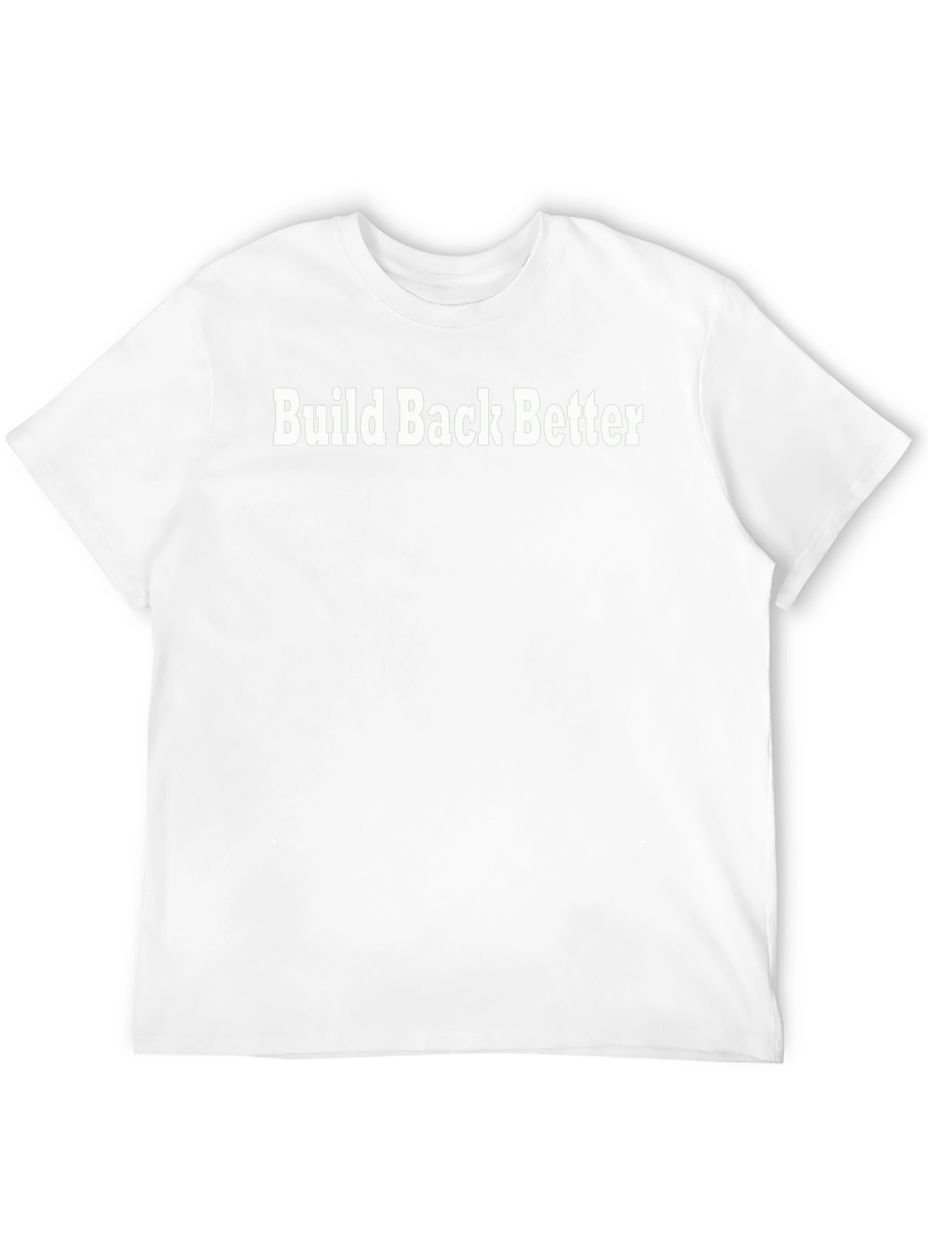Black Build Back Better Graphic T-Shirt view 12
