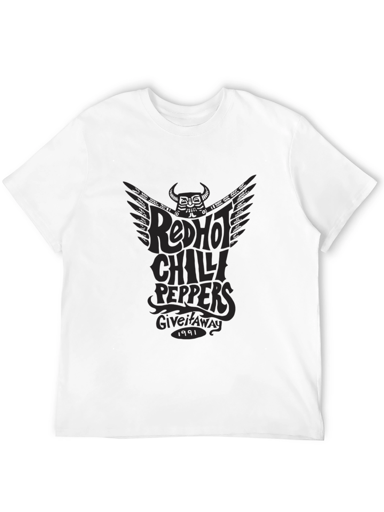 Black Red Hot Chili Peppers Black Graphic T-Shirt view 12