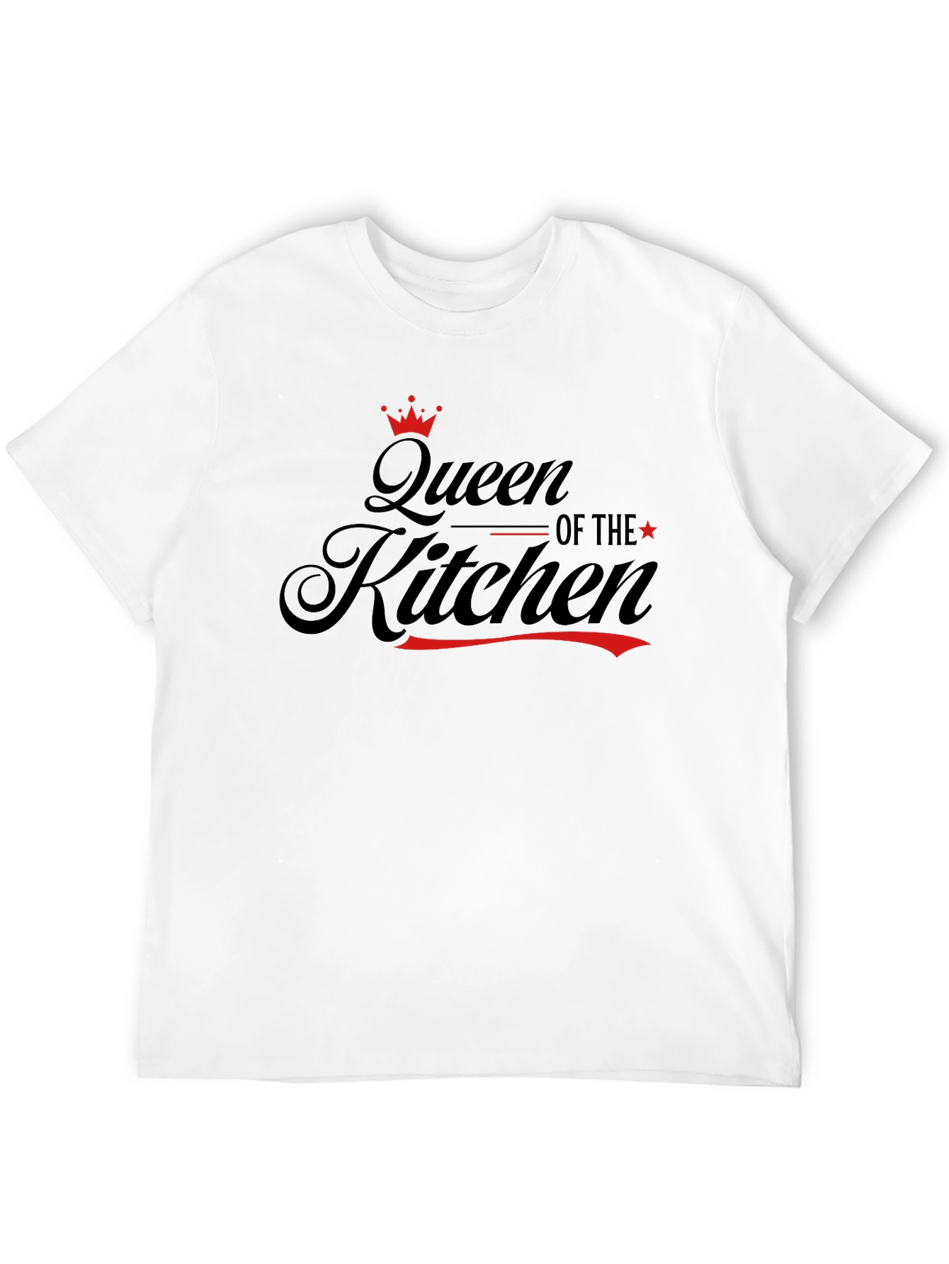 Black Queen of the Kitchen Black T-Shirt view 12