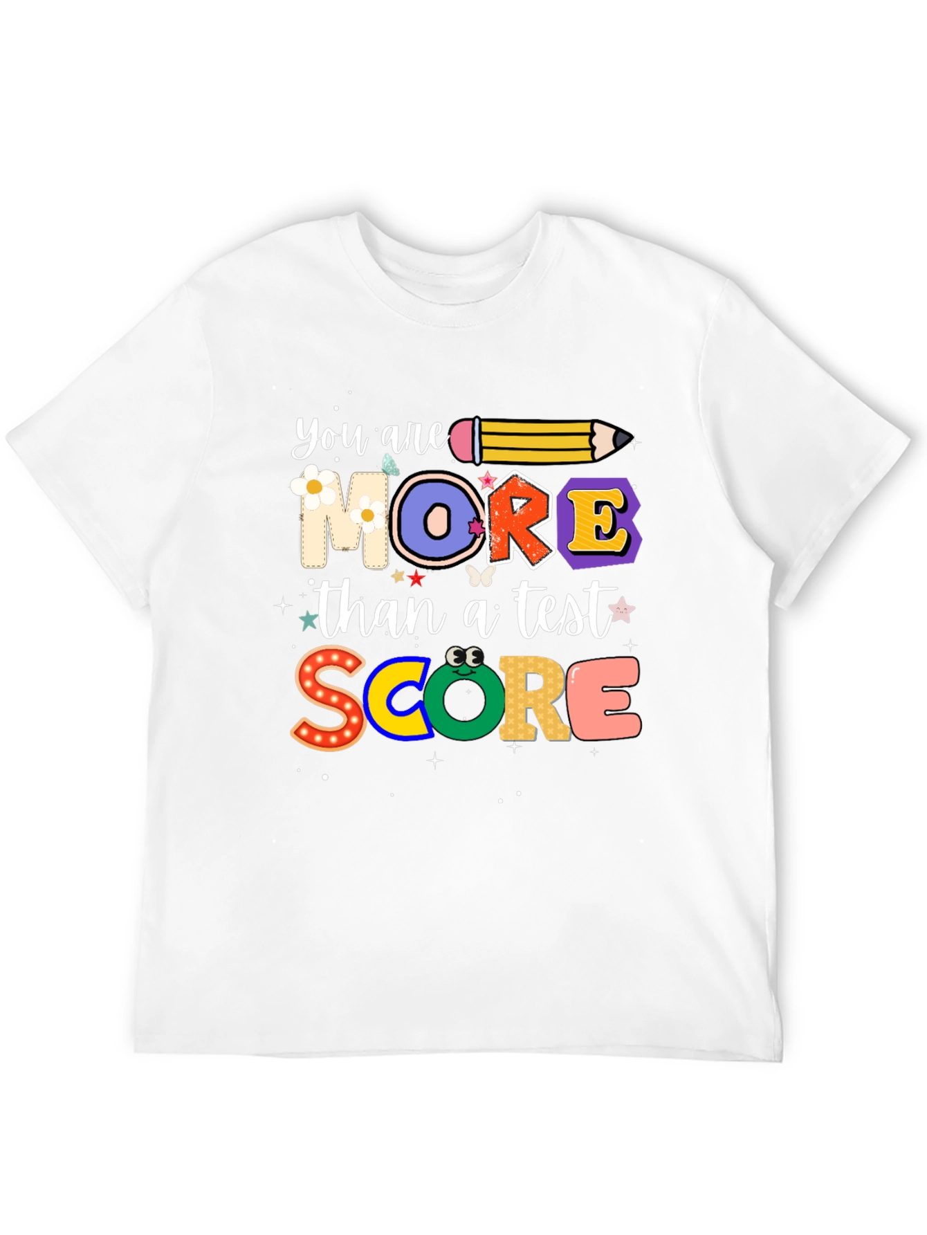 Black You Are More Than A Test Score T-Shirt view 12