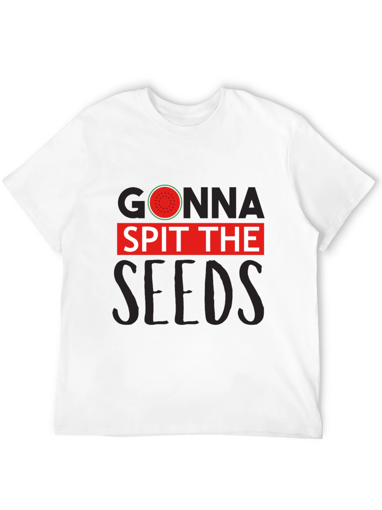Black Gonna Spit The Seeds Watermelon T-Shirt view 12