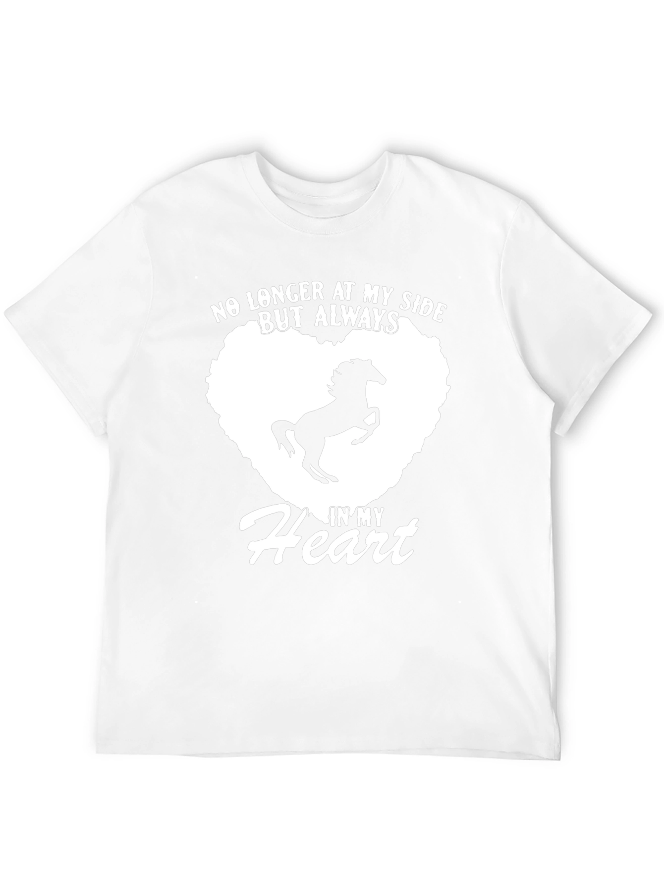 Black Horse Memorial T-Shirt: Always In My Heart view 12