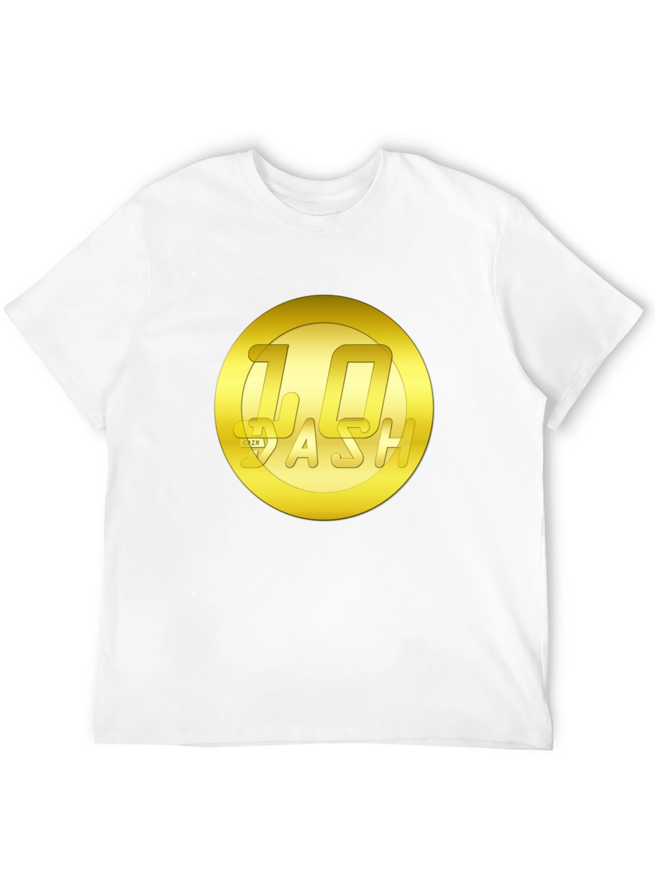 Black 10 Dash Coin T-Shirt - Crypto Currency Tee view 12