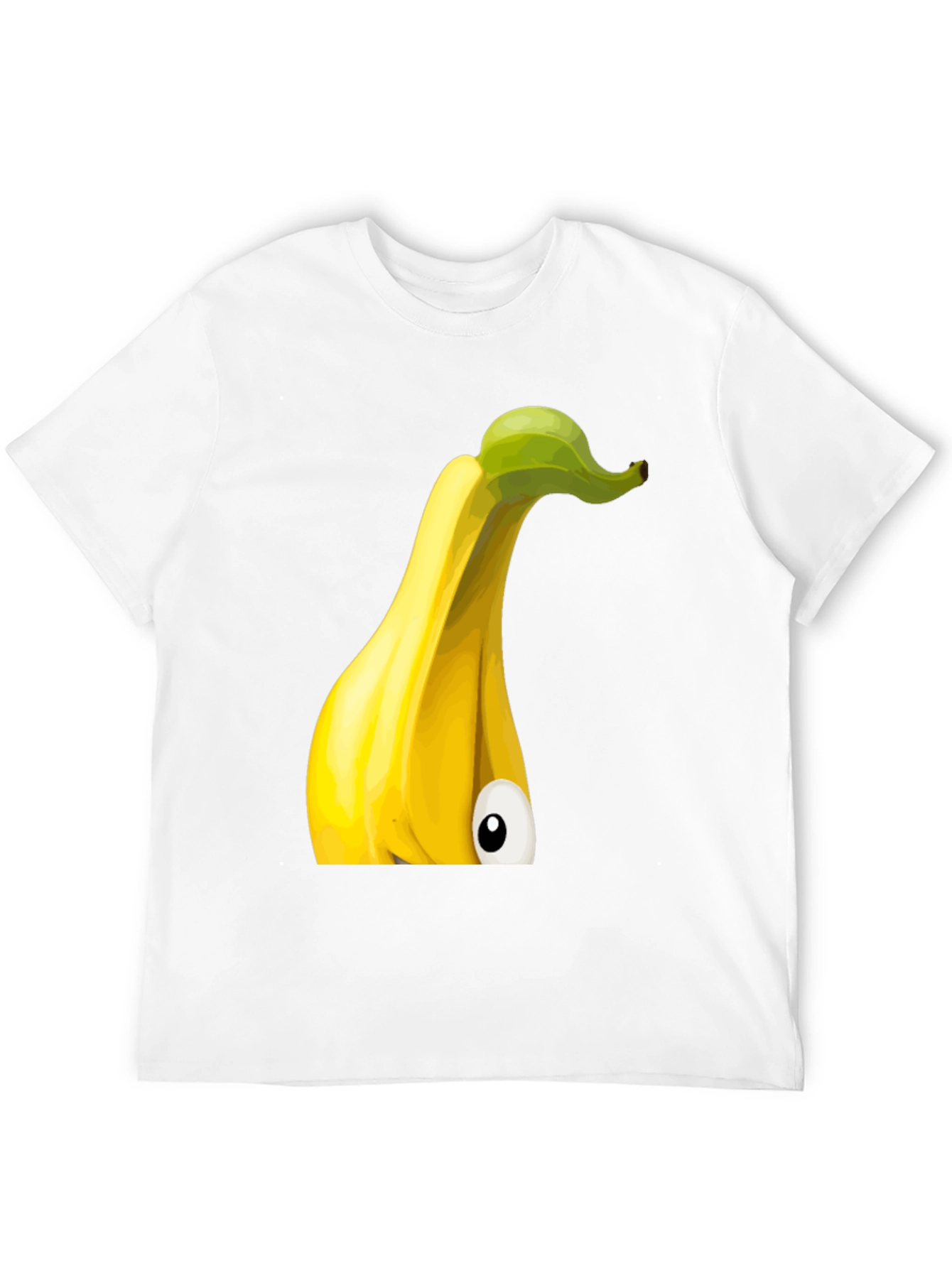 Black Funny Banana Cartoon Graphic T-Shirt view 12