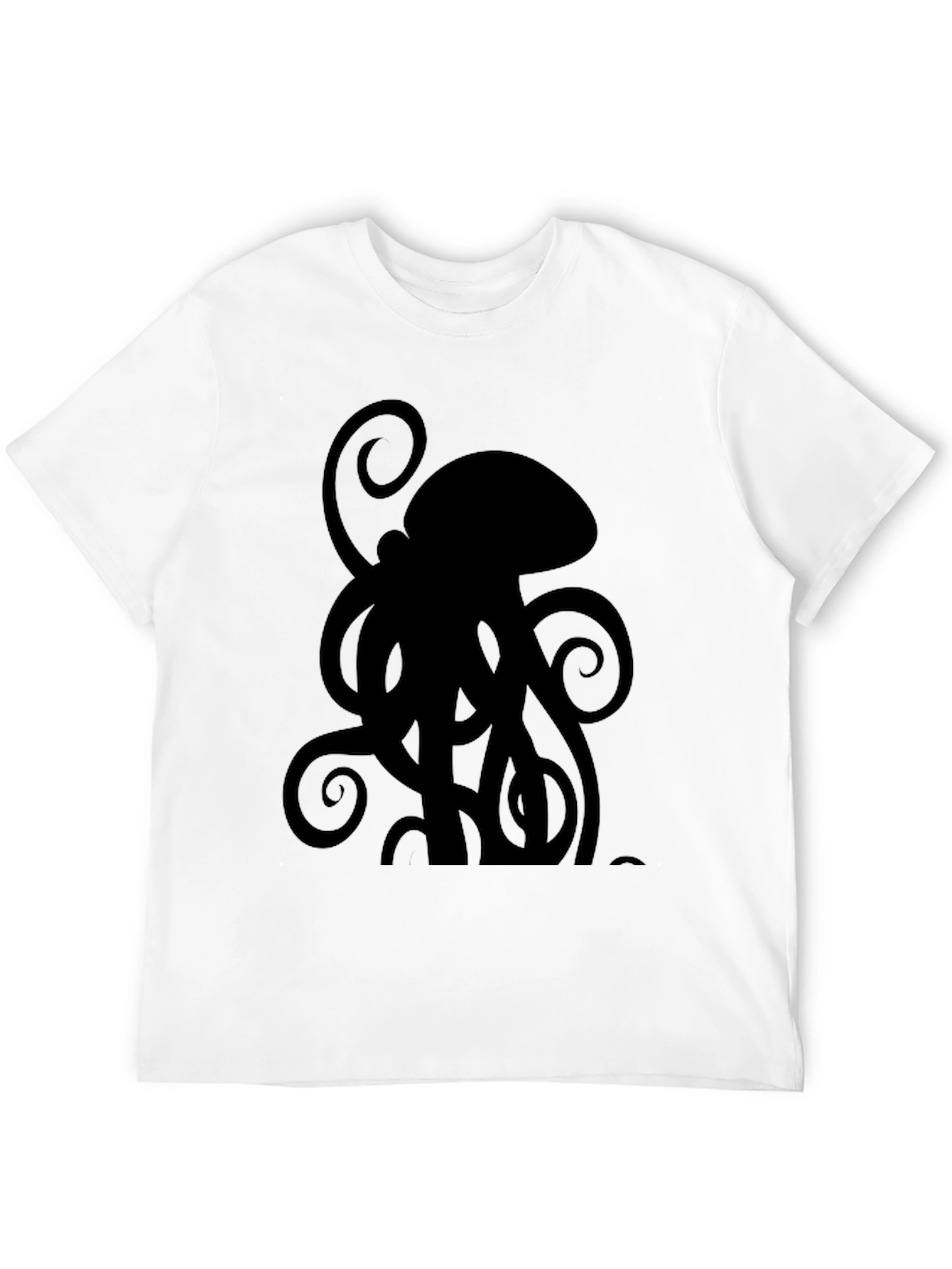 Black Black Octopus Graphic Tee view 12