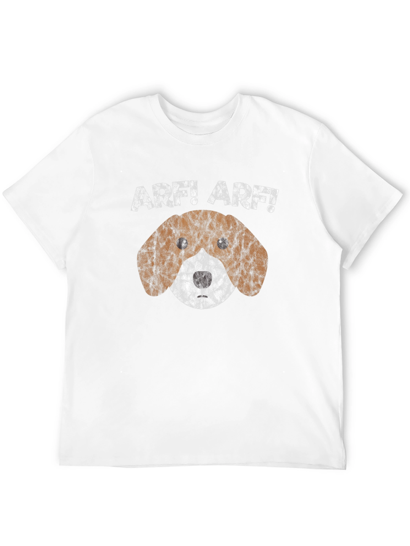 Black Arf! Arf! Dog Graphic Black T-Shirt view 12