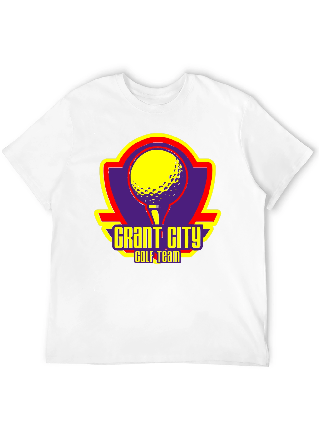 Black Grant City Golf Team Black Tee view 12