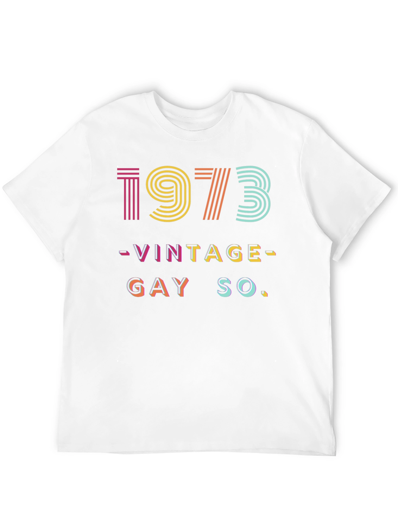 Black Vintage 1973 Gay So T-Shirt view 12