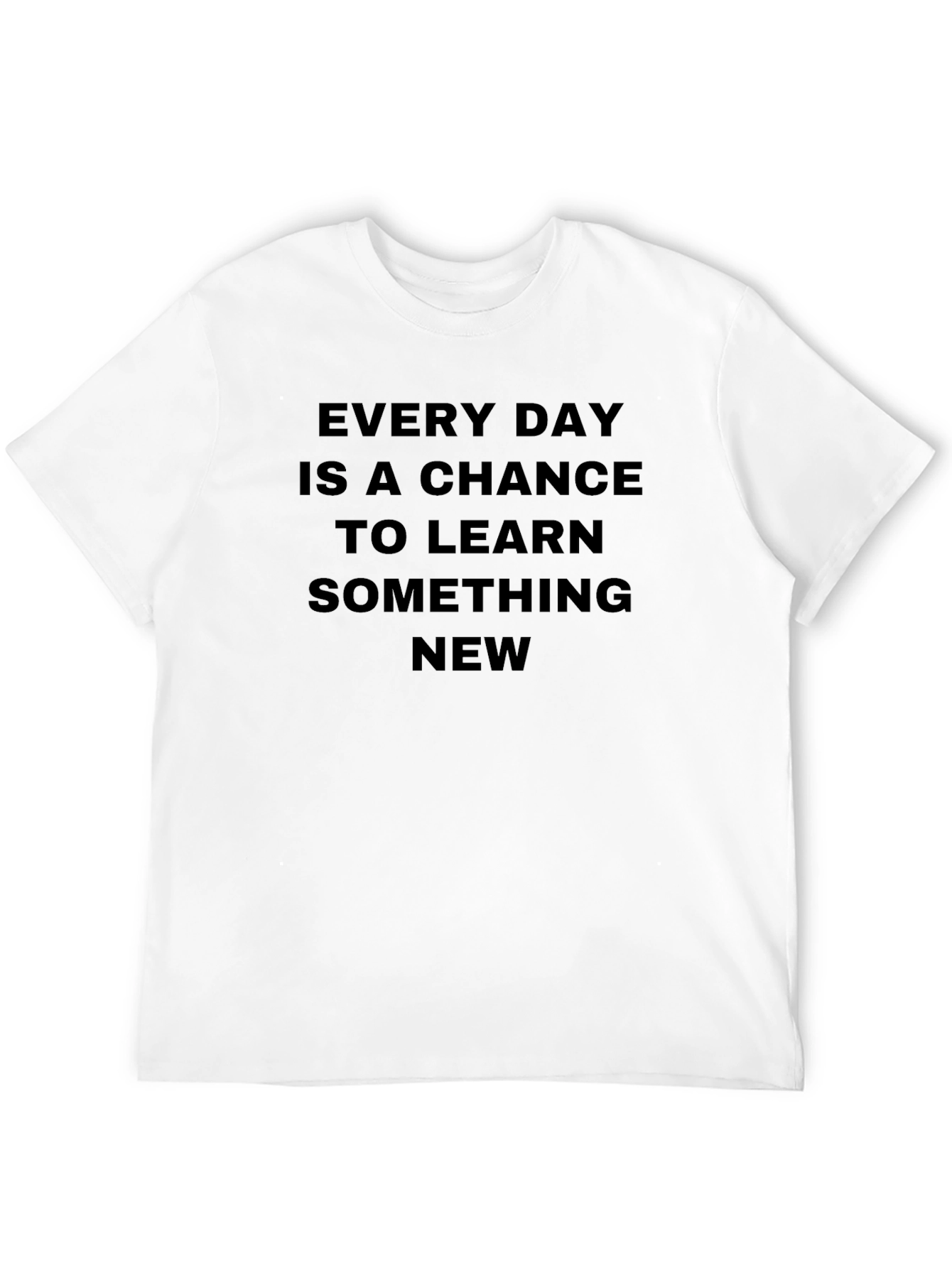 Black Learn Something New Graphic T-Shirt view 12