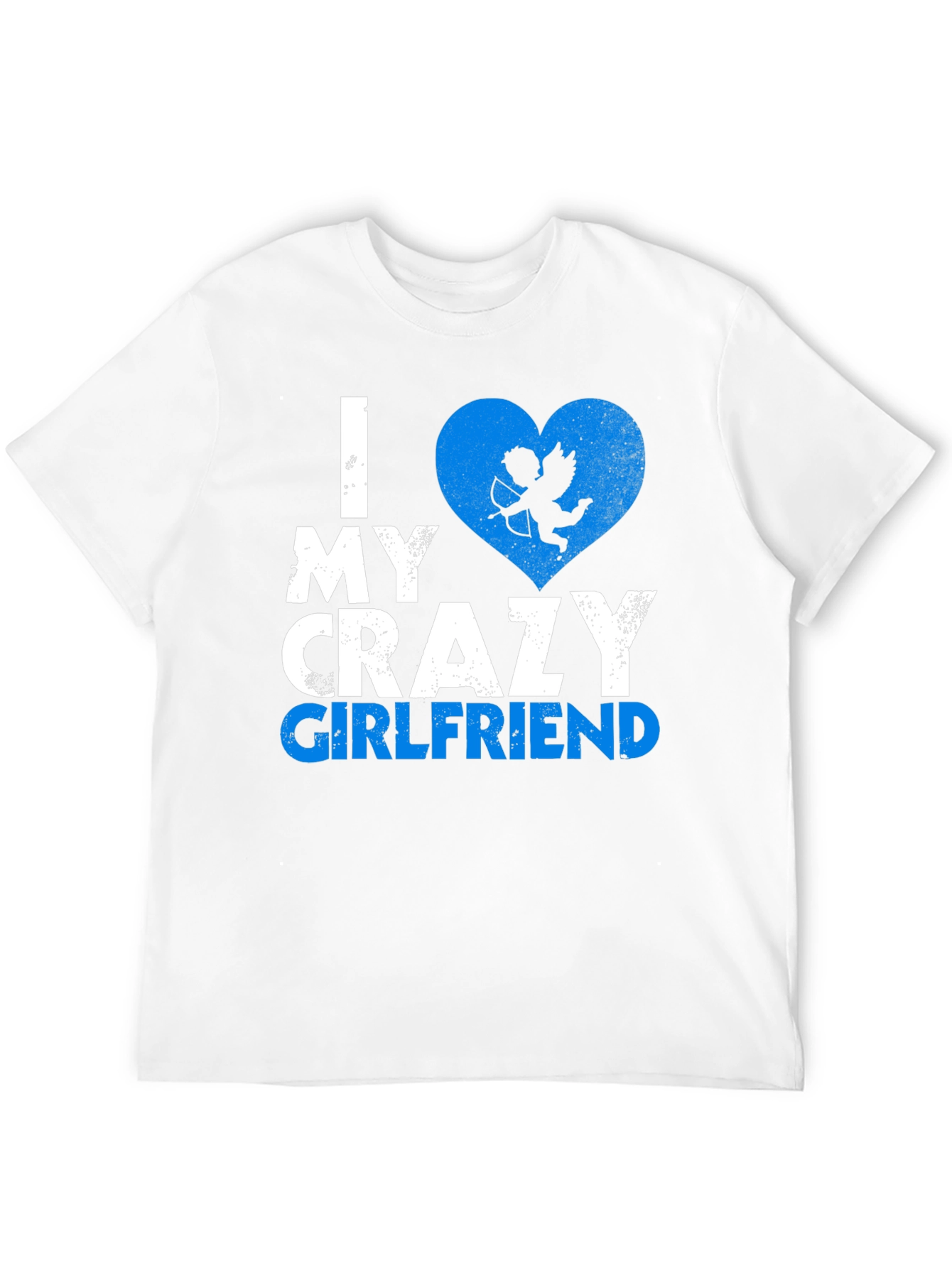 Black I Love My Crazy Girlfriend T-Shirt Valentine's Day Gift view 12