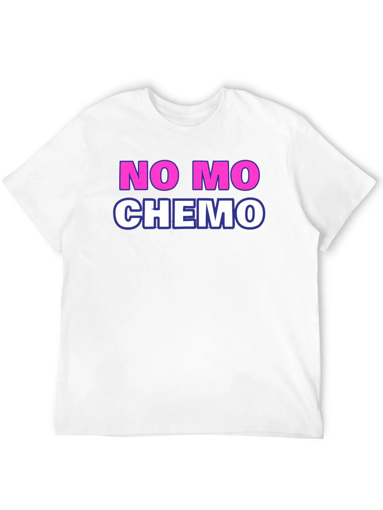Black No Mo Chemo T-Shirt - Cancer Survivor Tee view 12